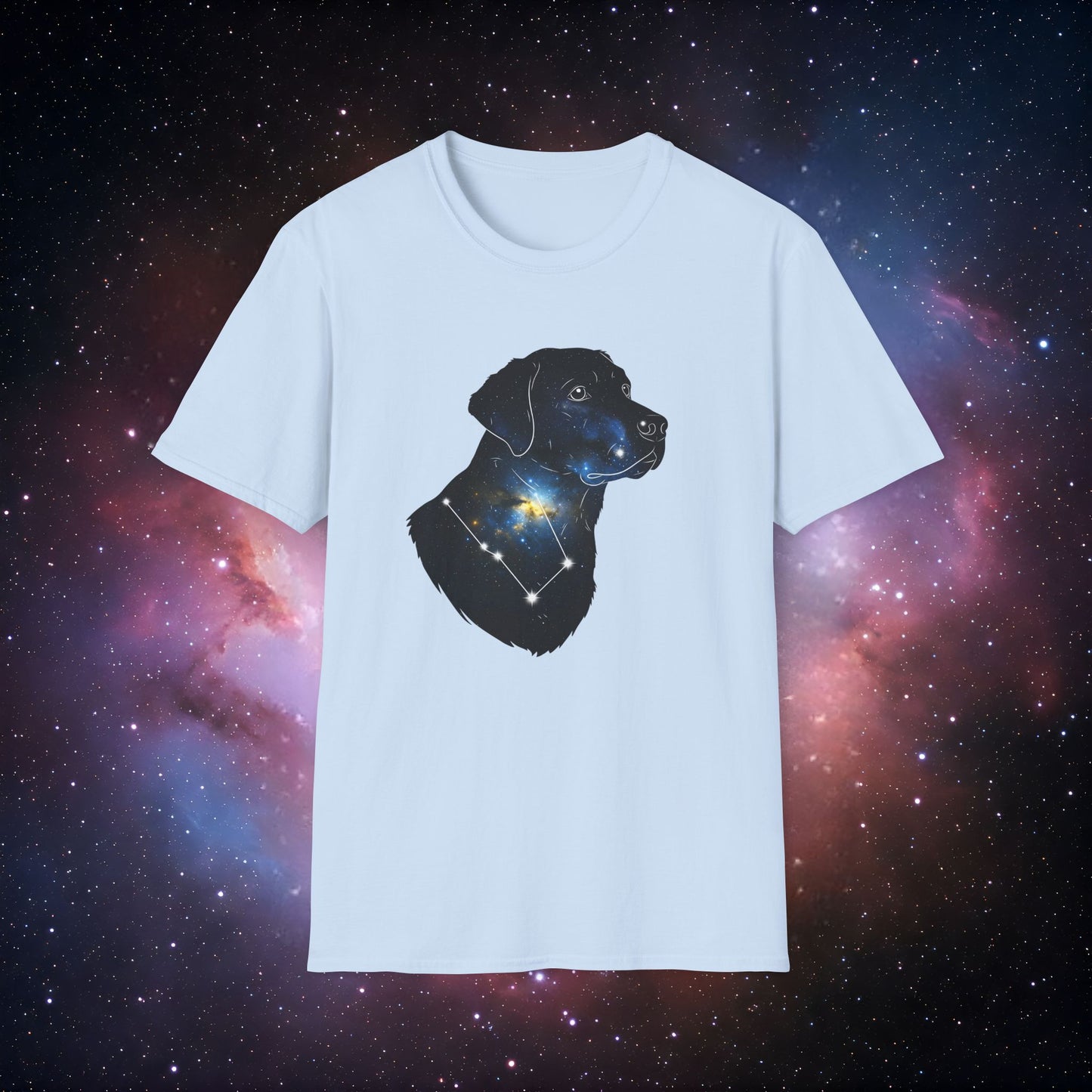 Constellation Dog 4 T-Shirt - Unisex Softstyle Tee for Dog Lovers