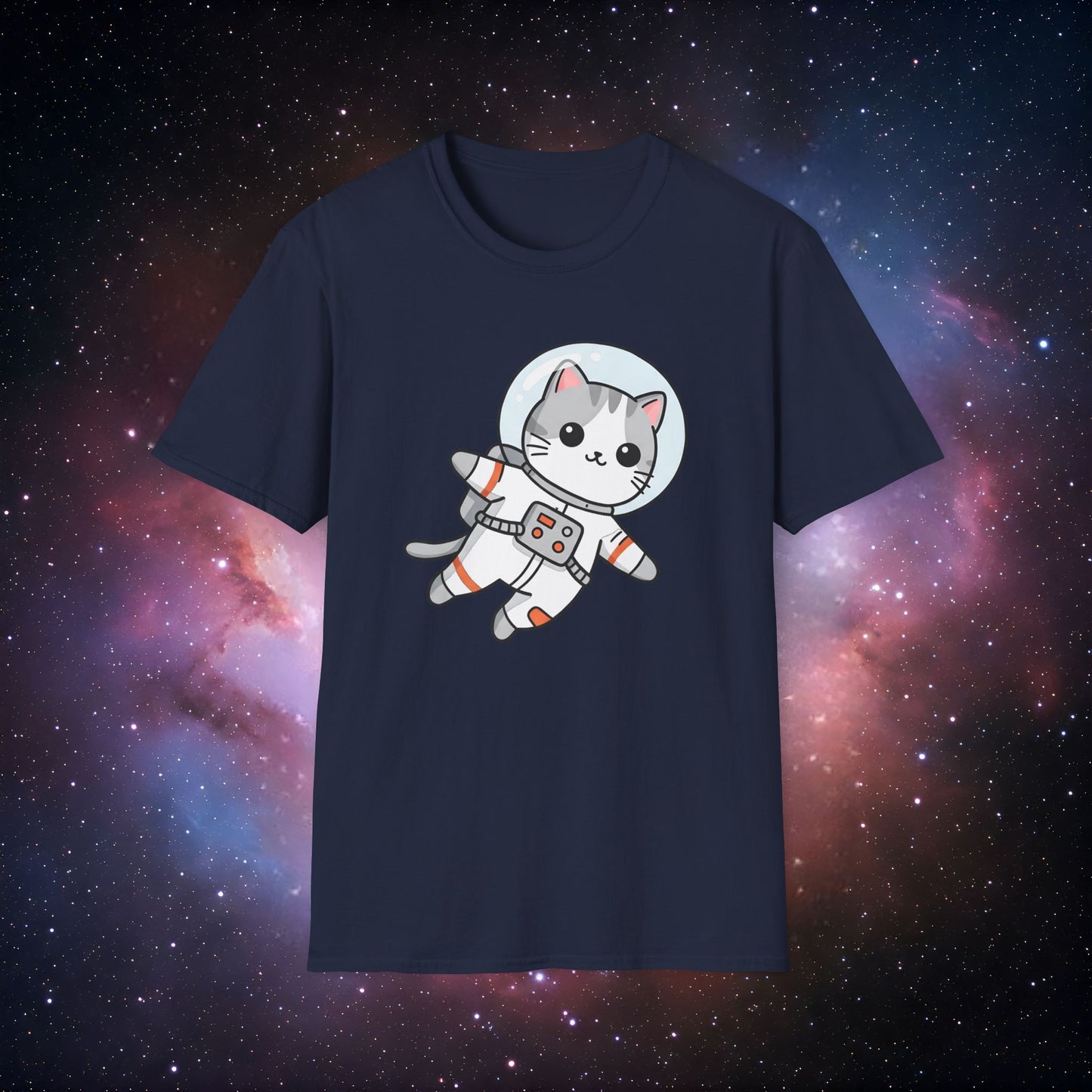 Catstronaut 3 Unisex Softstyle T-Shirt - Perfect for Space Lovers