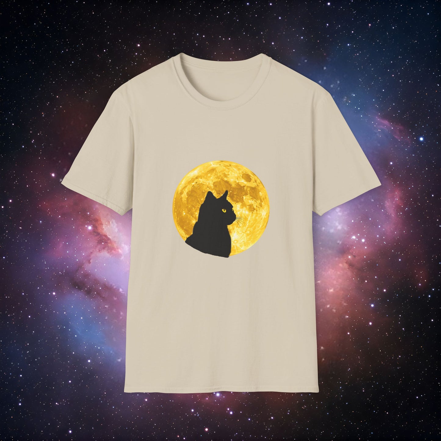 Moonlight Cat 3 Unisex Softstyle T-Shirt