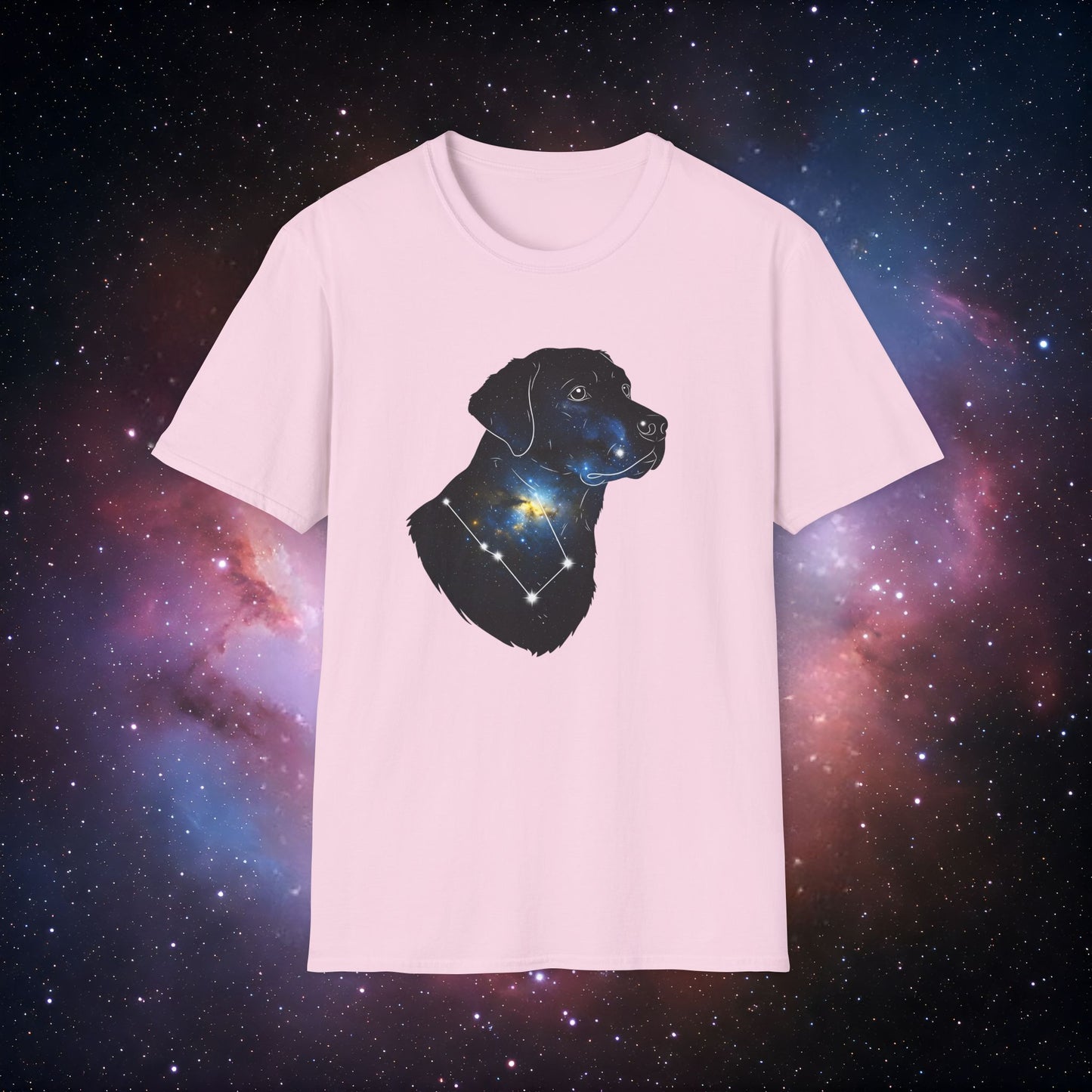 Constellation Dog 4 T-Shirt - Unisex Softstyle Tee for Dog Lovers