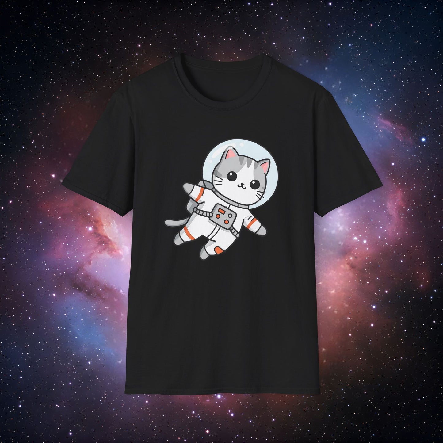 Catstronaut 3 Unisex Softstyle T-Shirt - Perfect for Space Lovers