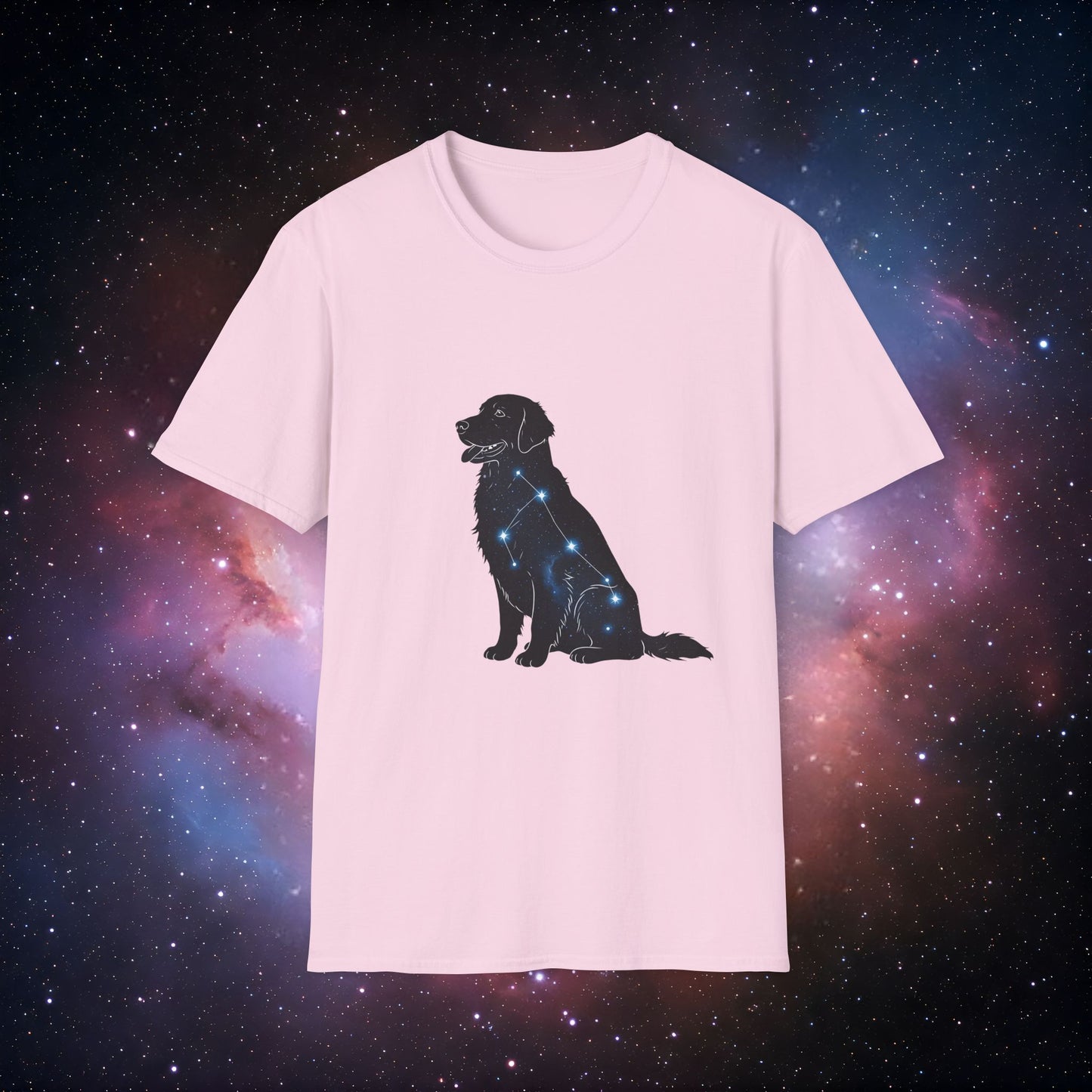 Constellation Dog 2 Unisex Softstyle T-Shirt - Perfect for Pet Lovers