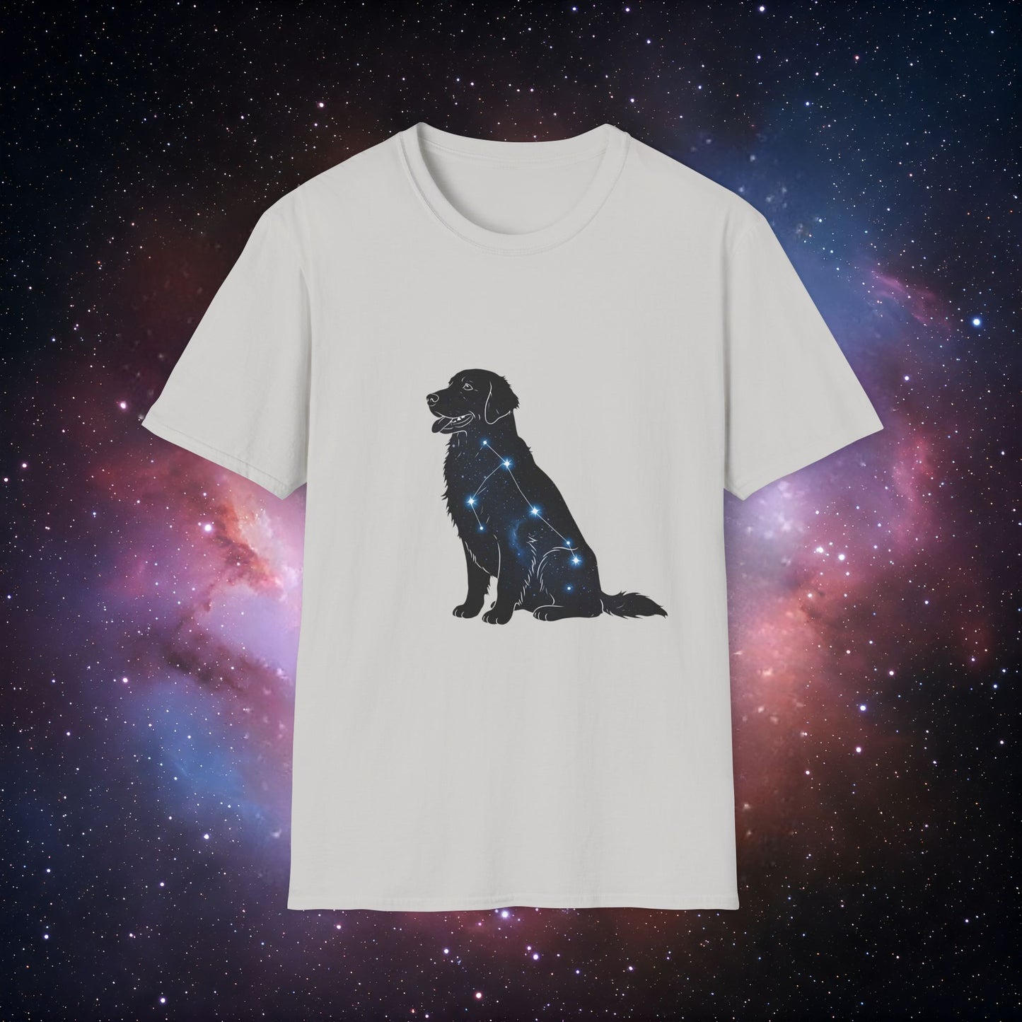 Constellation Dog 2 Unisex Softstyle T-Shirt - Perfect for Pet Lovers
