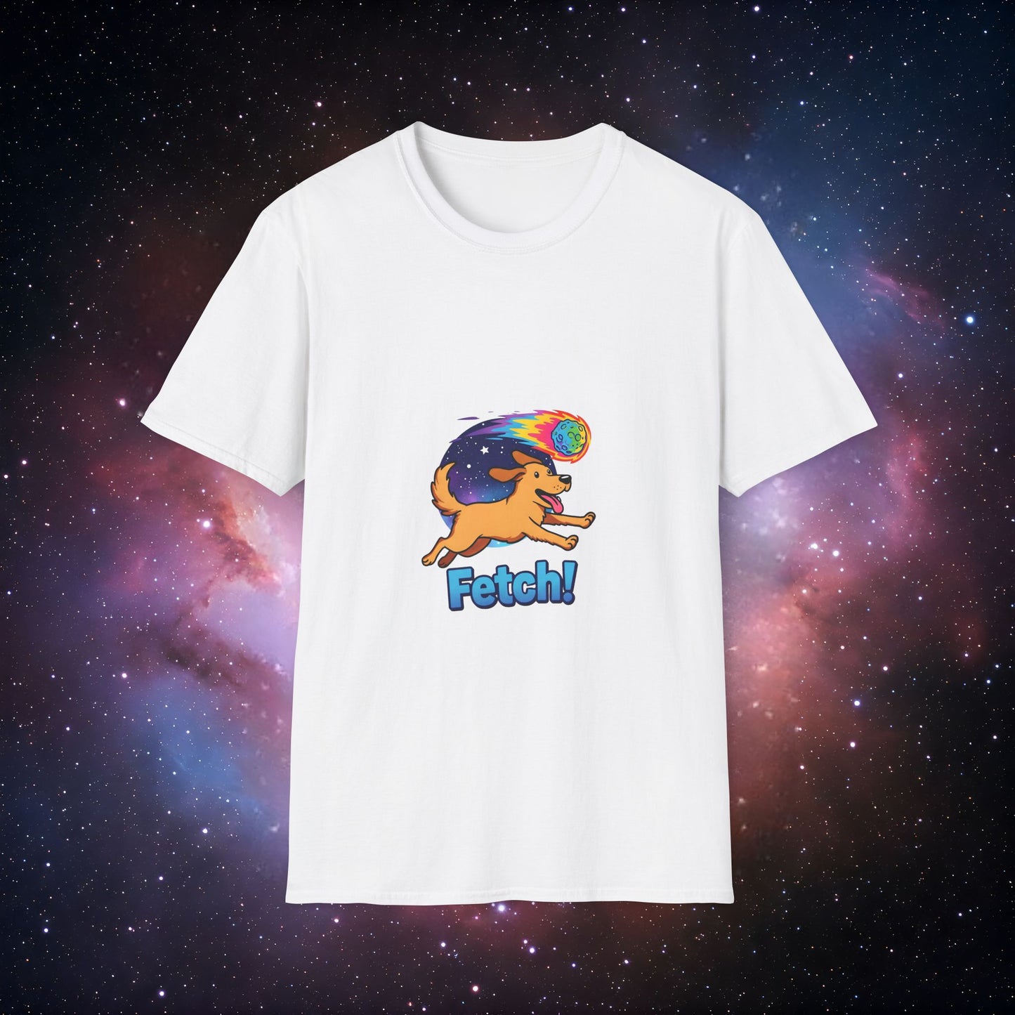 Comet Dog 2 Fetch T-Shirt - Unisex Softstyle Tee