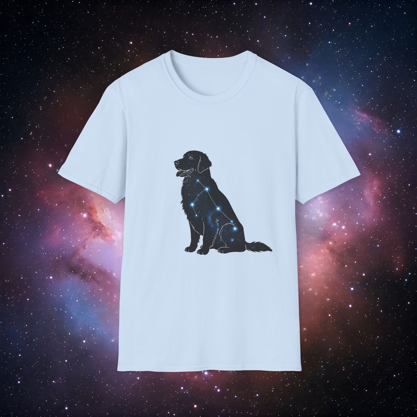 Constellation Dog 2 Unisex Softstyle T-Shirt - Perfect for Pet Lovers