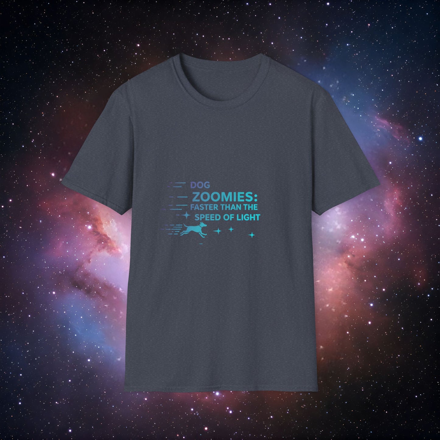 Dog Zoomies 2 Unisex Softstyle T-Shirt - Fun and Comfortable Tee for Dog Lovers