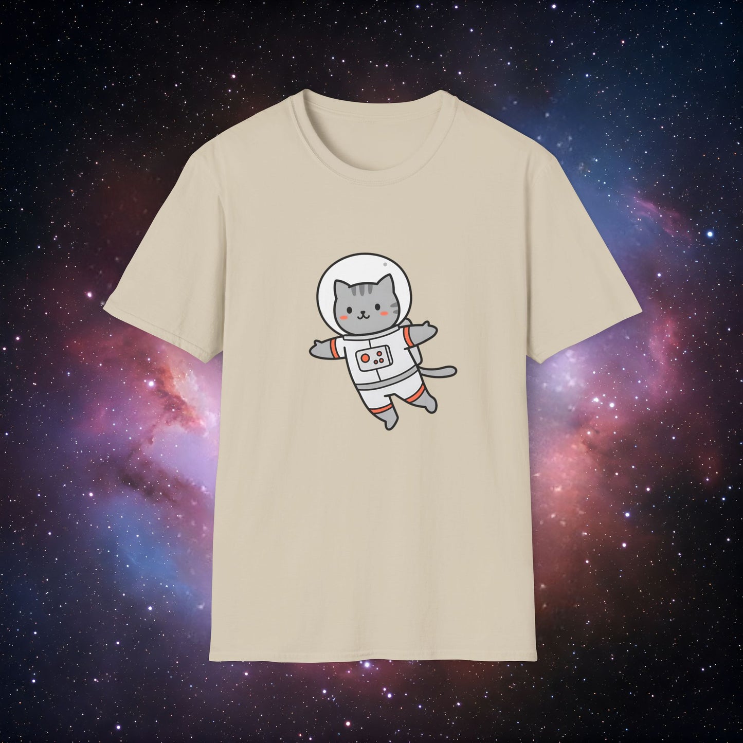 Catstronaut 1 - Unisex Softstyle T-Shirt