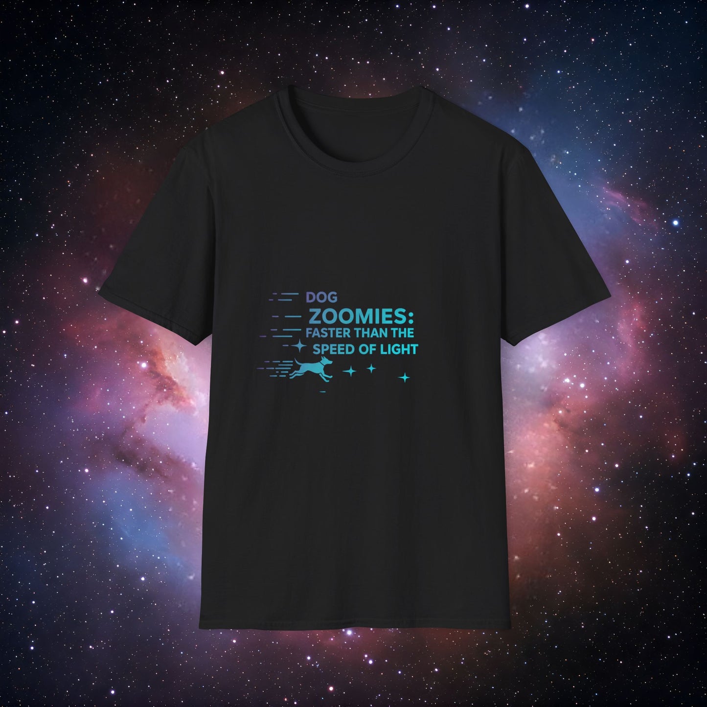 Dog Zoomies 2 Unisex Softstyle T-Shirt - Fun and Comfortable Tee for Dog Lovers