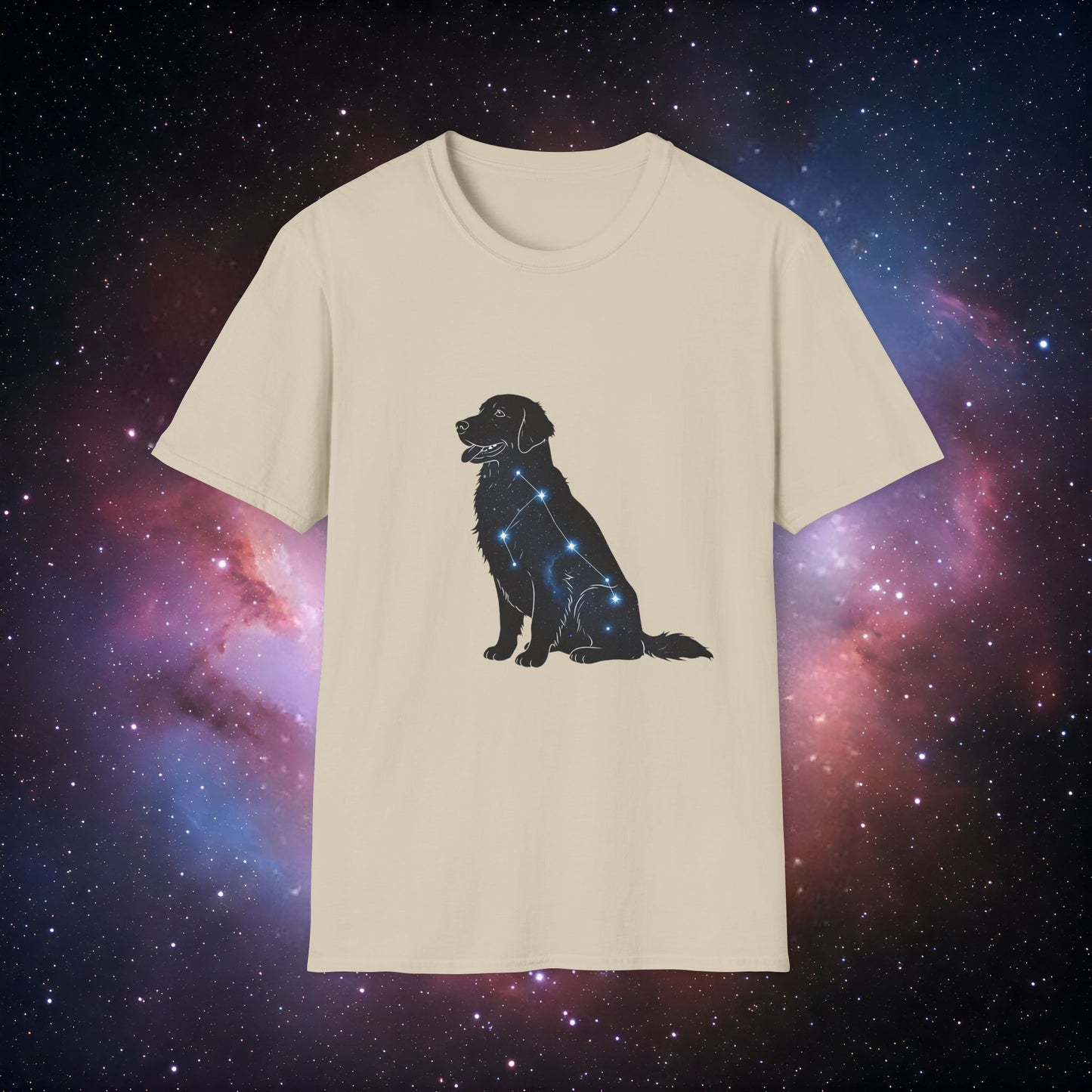 Constellation Dog 2 Unisex Softstyle T-Shirt - Perfect for Pet Lovers