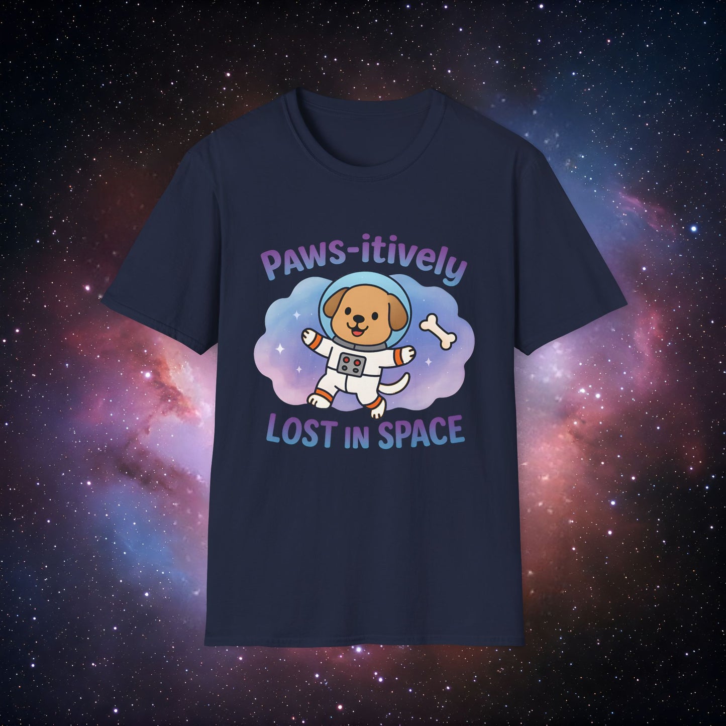 Pawsitively Lost in Space 2 T-Shirt - For Dog Lovers