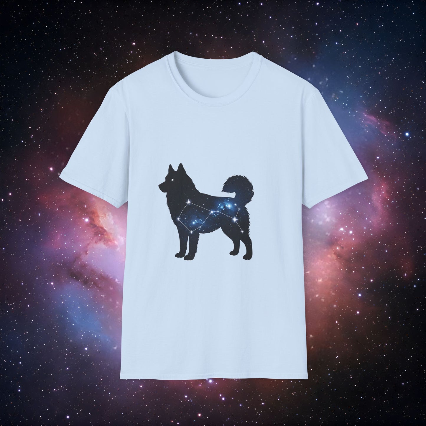 Constellation Dog 5 Unisex T-Shirt – Galaxy Dog Design