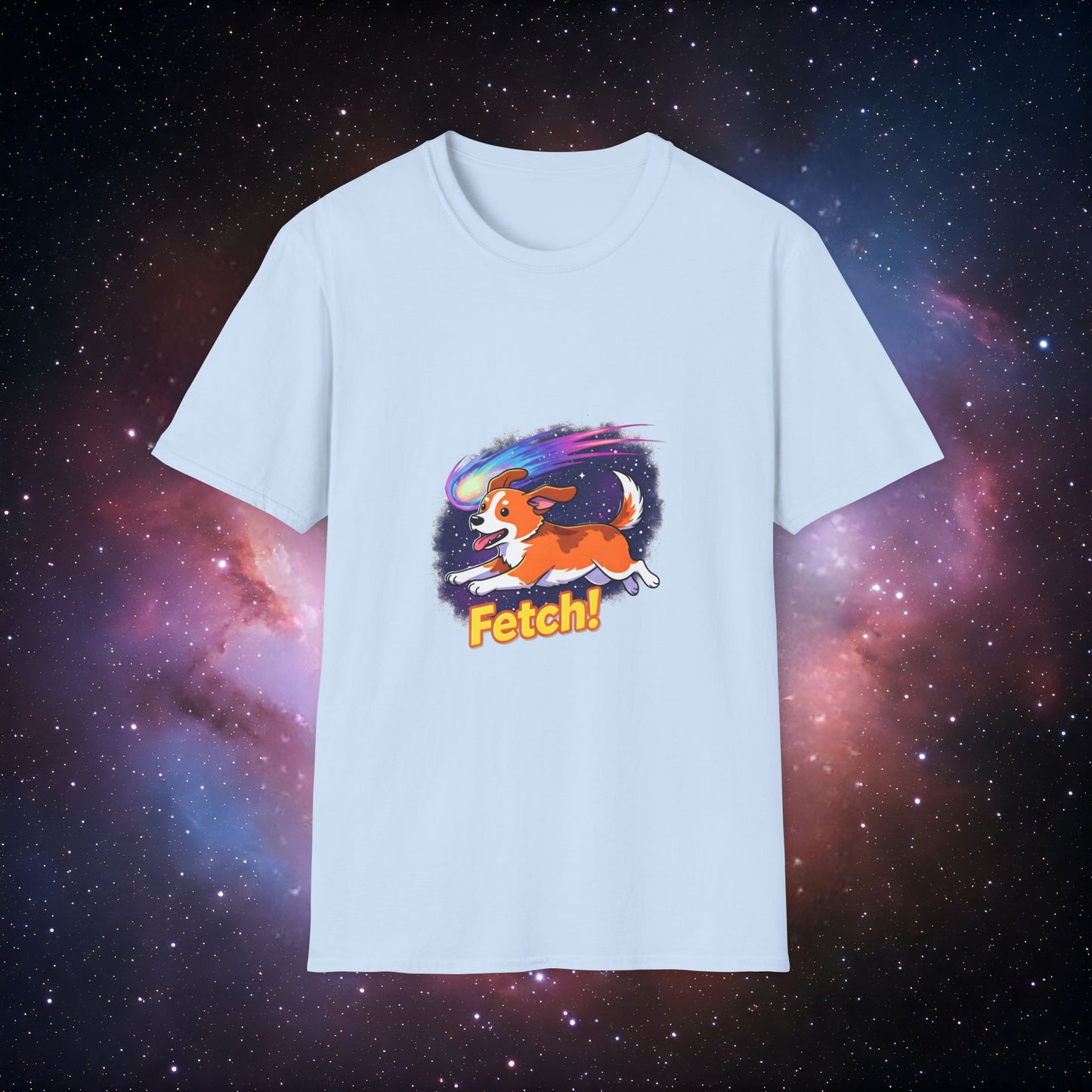 Comet Dog 4 Unisex Softstyle T-Shirt - Fun & Casual Dog Lover Tee