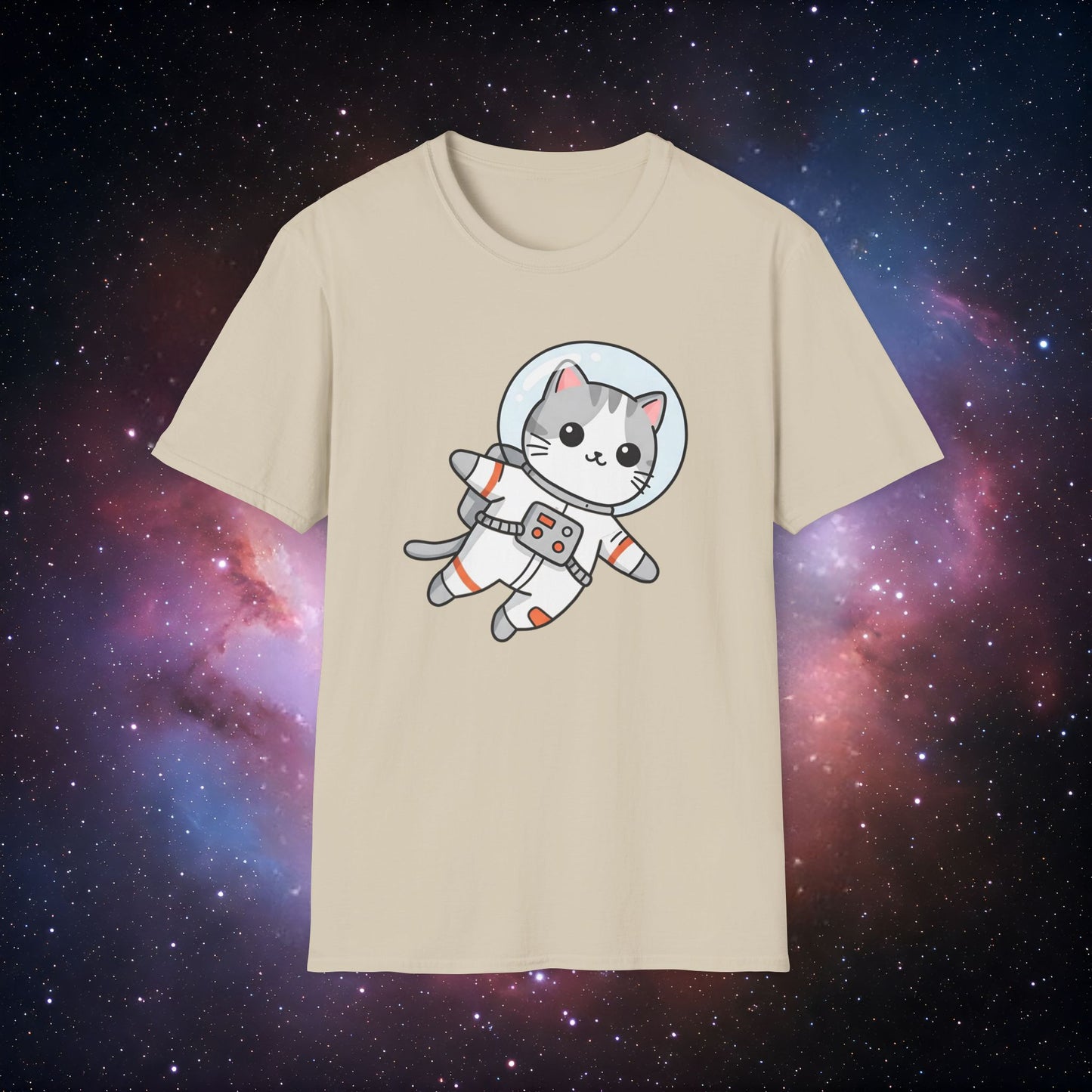 Catstronaut 3 Unisex Softstyle T-Shirt - Perfect for Space Lovers