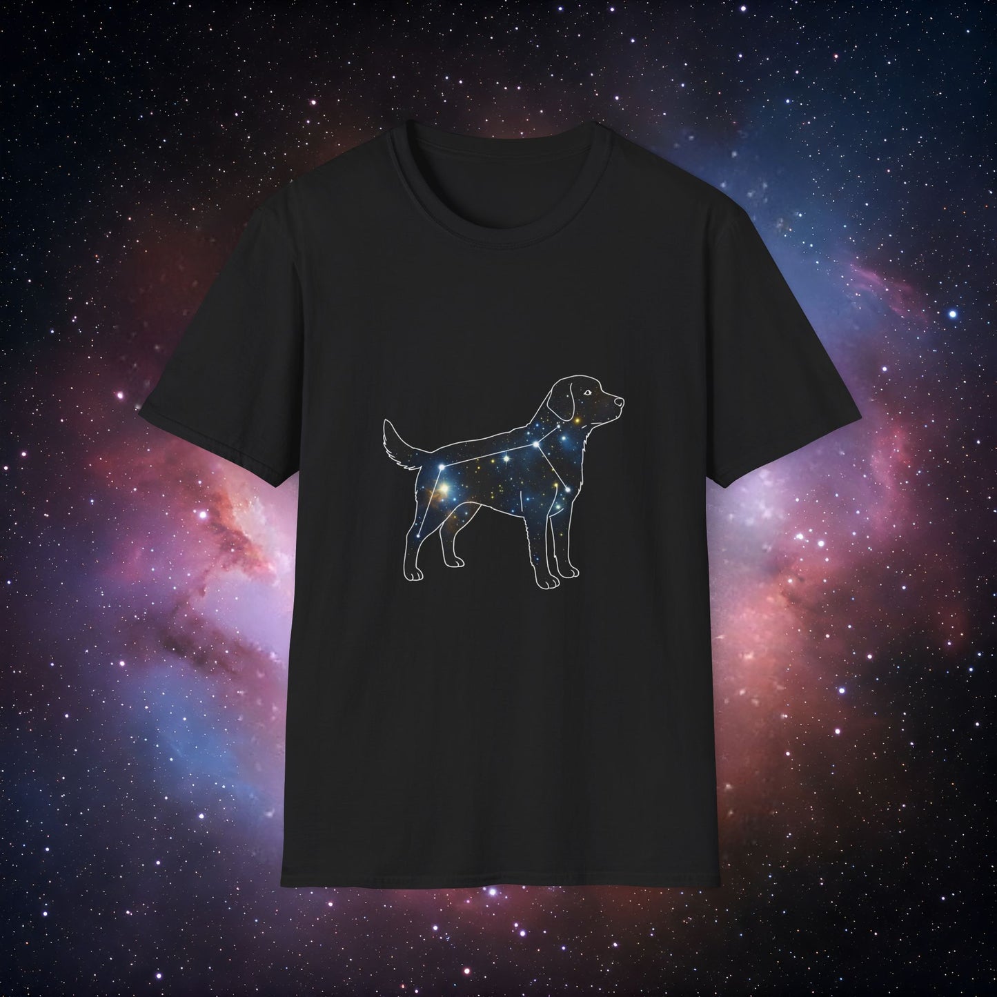 Constellation Dog 10 Unisex Softstyle T-Shirt - Stellar Pet Lover Tee