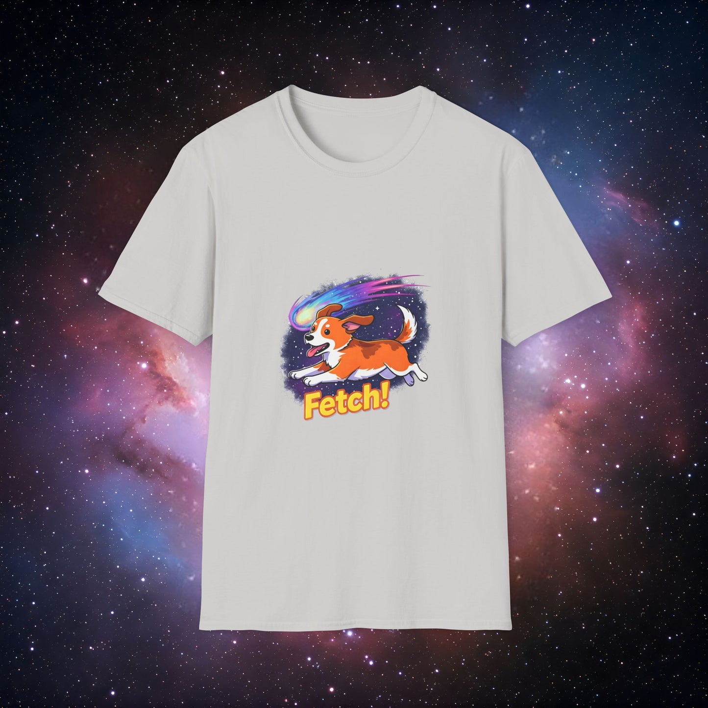 Comet Dog 4 Unisex Softstyle T-Shirt - Fun & Casual Dog Lover Tee