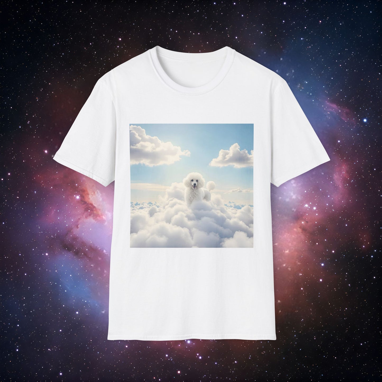 Cloud Poodle 3 Unisex Softstyle T-Shirt – Cloud Pet Graphic Tee