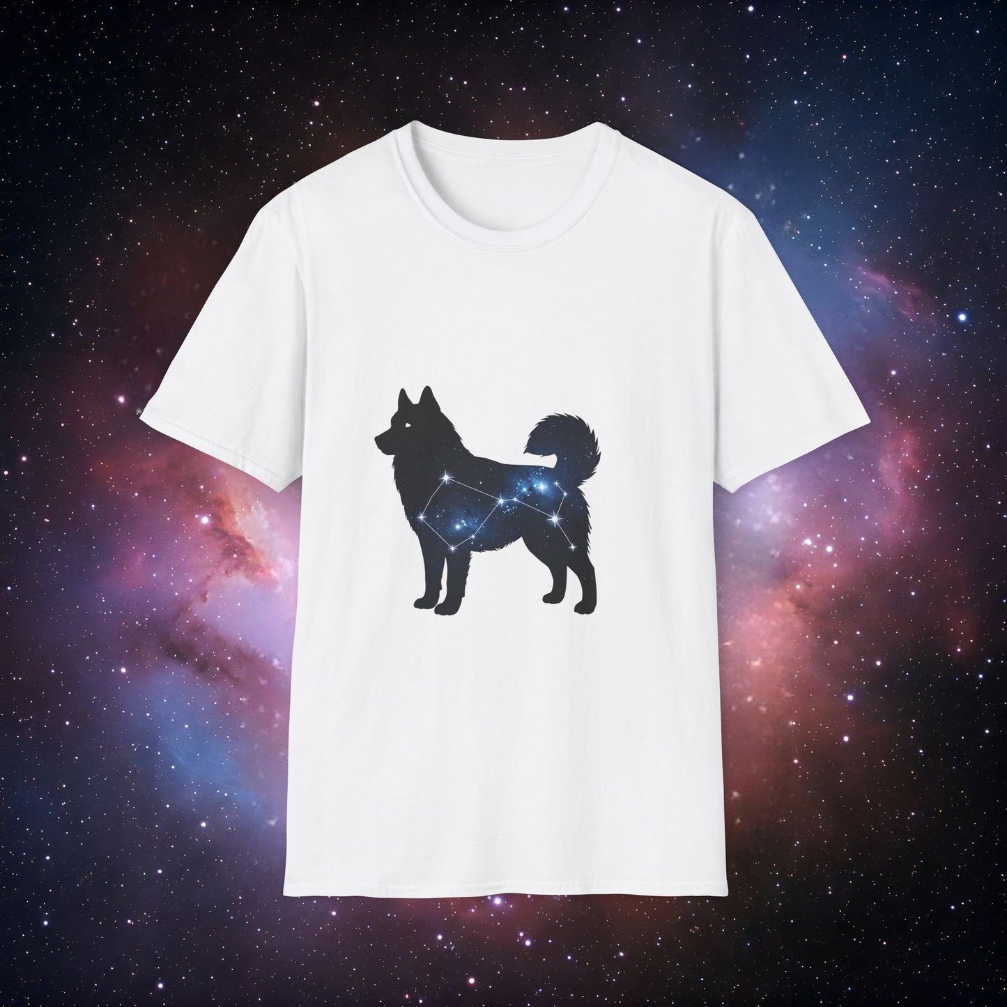 Constellation Dog 5 Unisex T-Shirt – Galaxy Dog Design