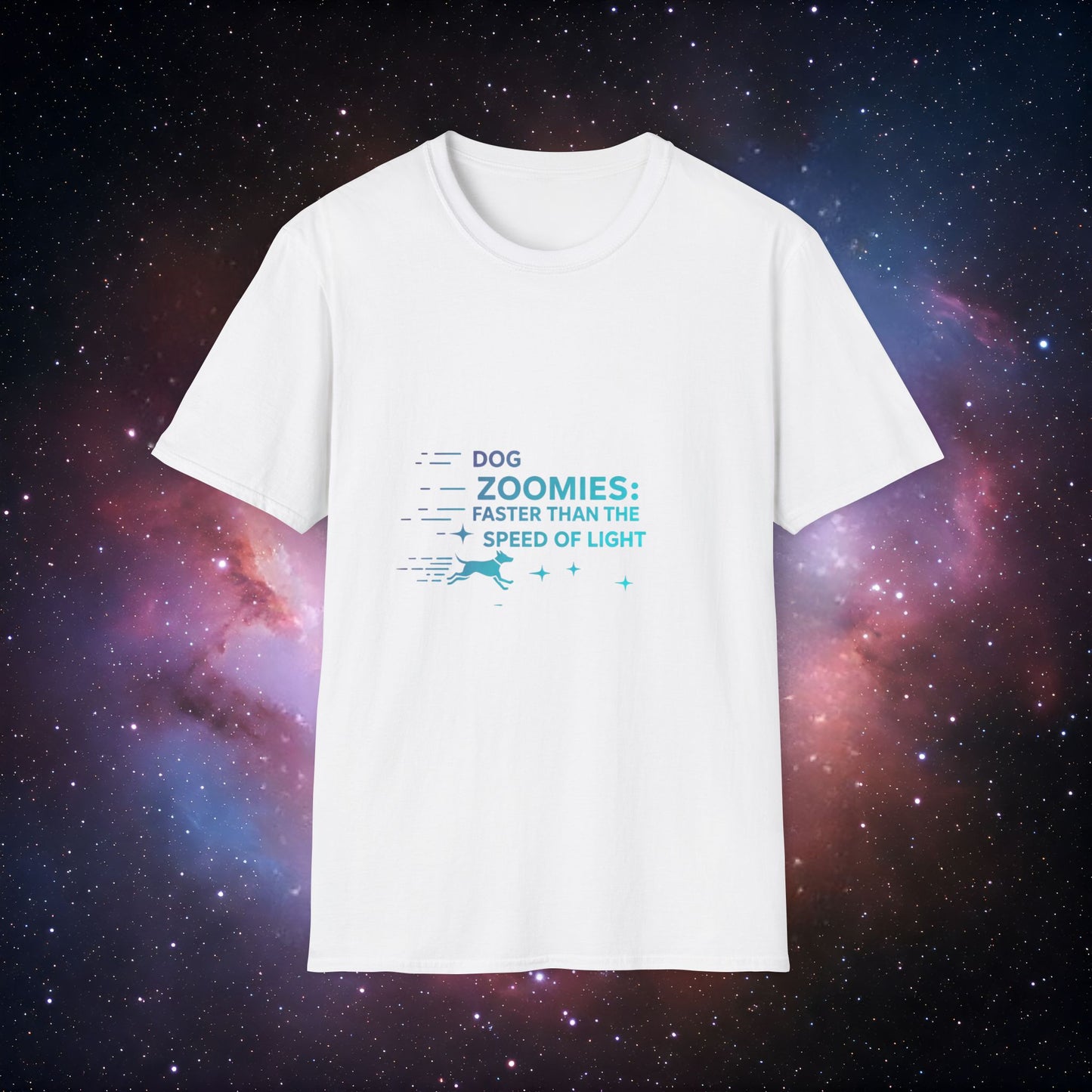 Dog Zoomies 2 Unisex Softstyle T-Shirt - Fun and Comfortable Tee for Dog Lovers