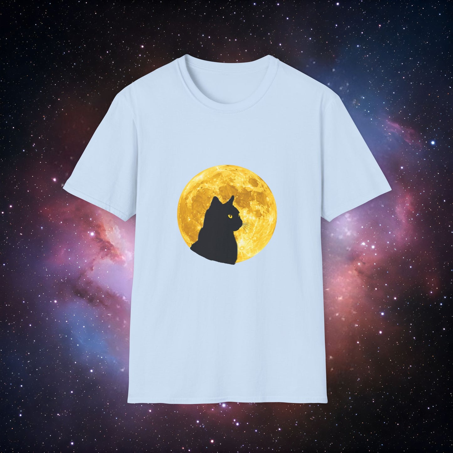 Moonlight Cat 3 Unisex Softstyle T-Shirt