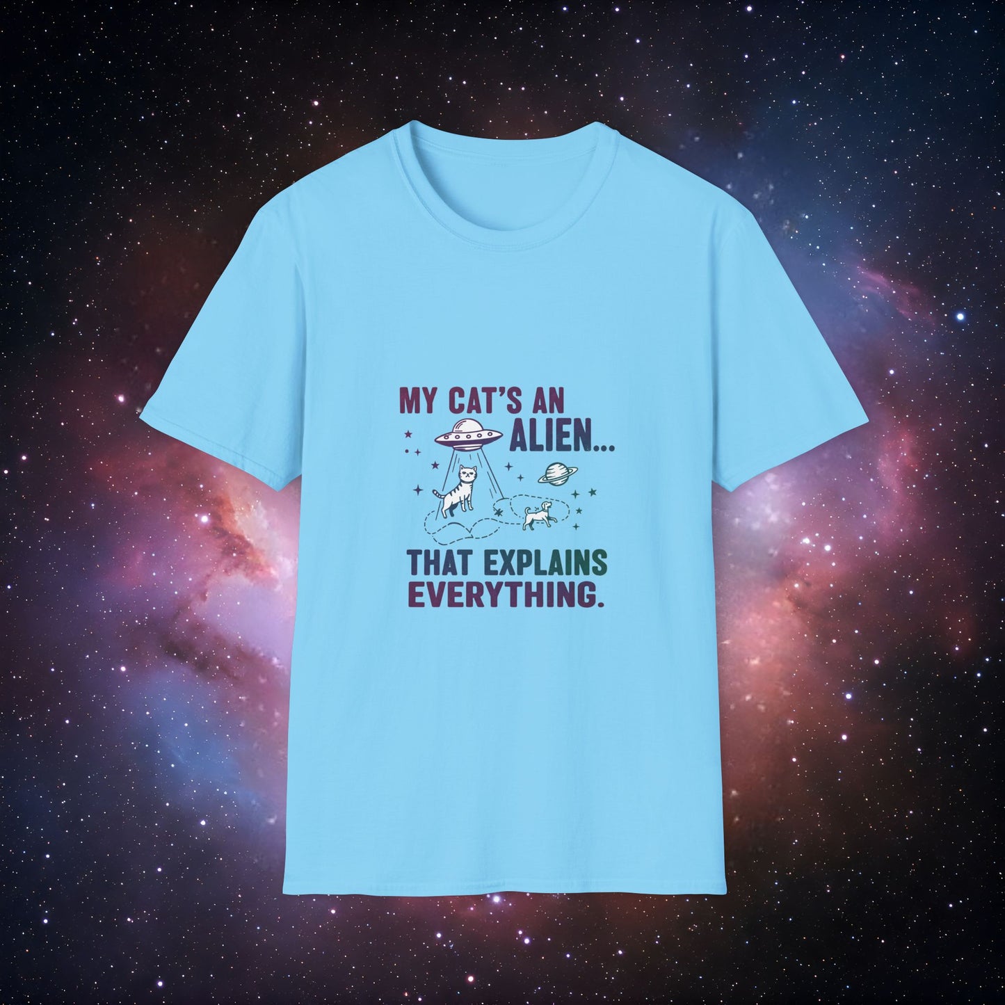 My Cat's an Alien 5 - Cat Lover T-Shirt