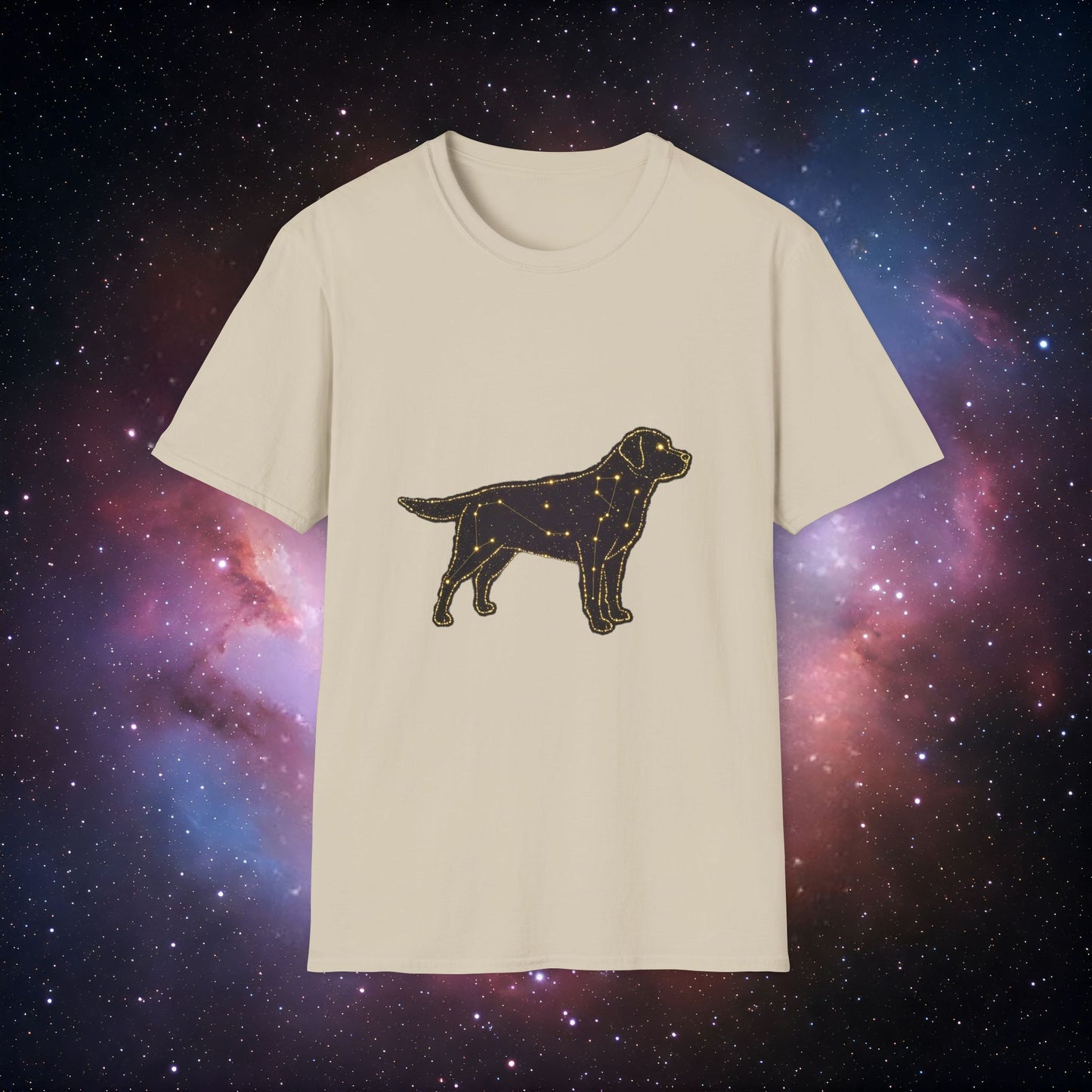 Constellation Dog 9 Unisex Softstyle T-Shirt - Perfect Gift for Dog Lovers