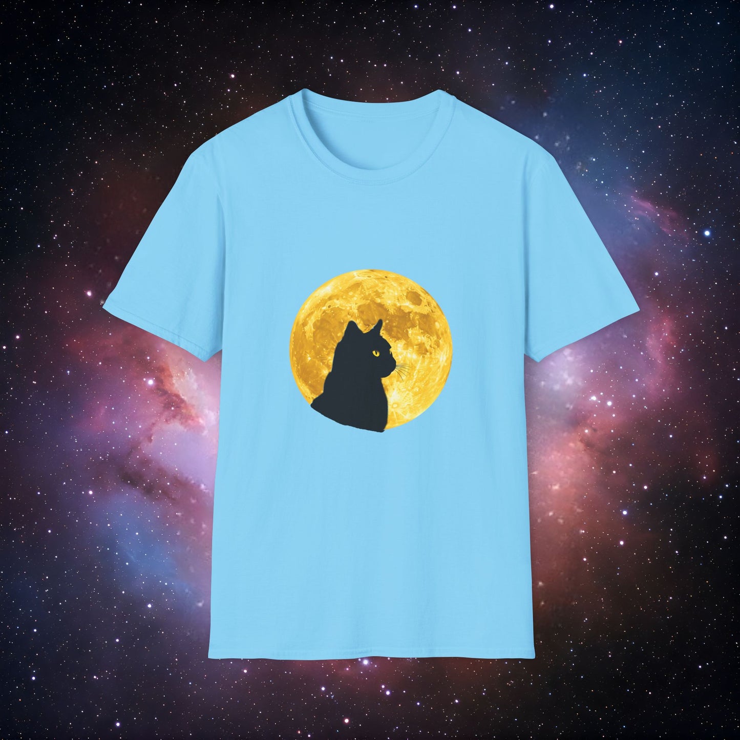 Moonlight Cat 3 Unisex Softstyle T-Shirt