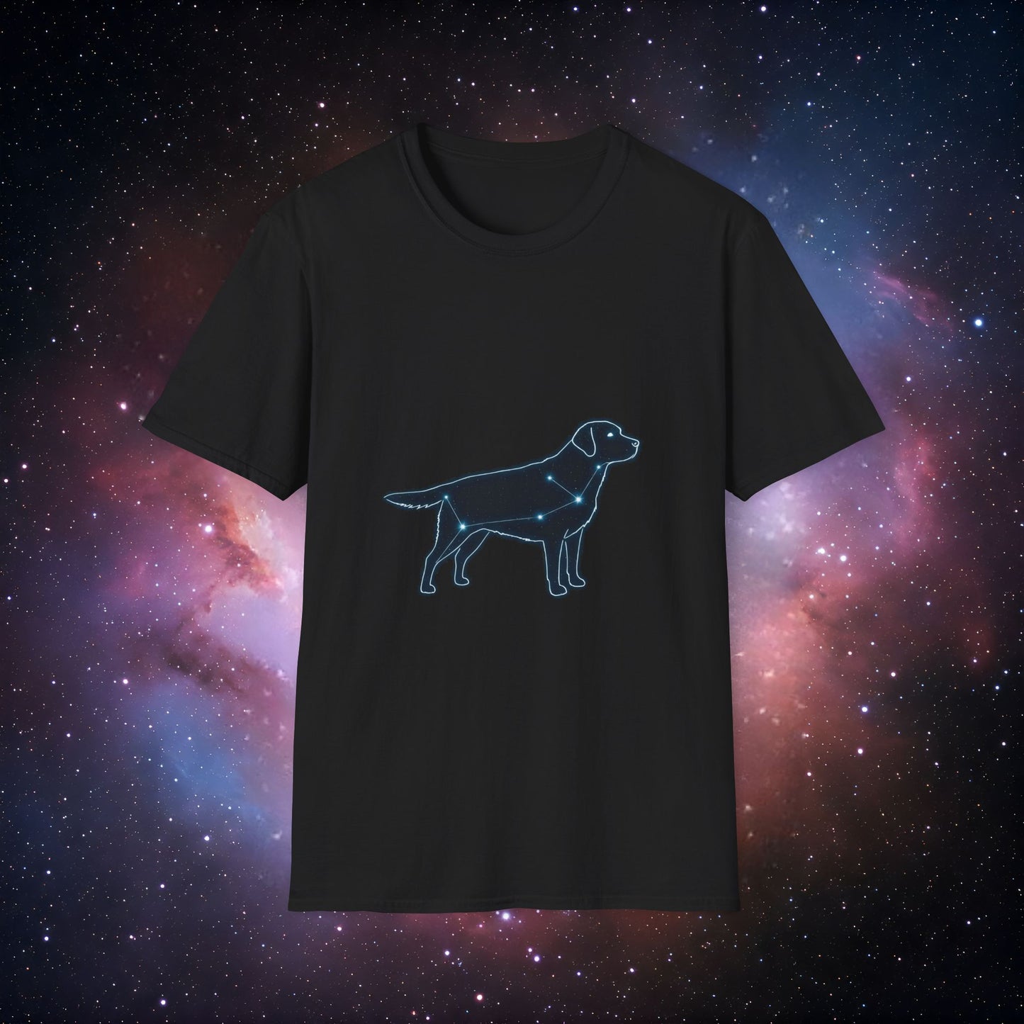 Constellation Dog 8 Unisex Softstyle T-Shirt – Perfect Gift for Dog Lovers