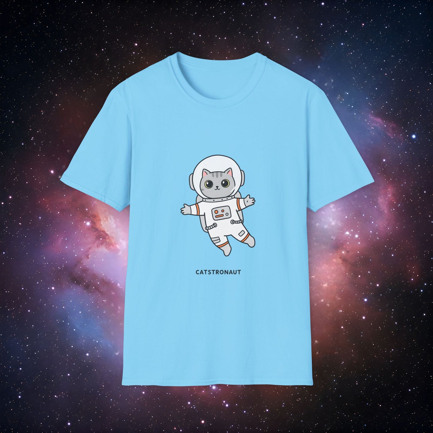 Catstronaut 5 Unisex T-Shirt - Fun Space Graphic Tee for Cat Lovers