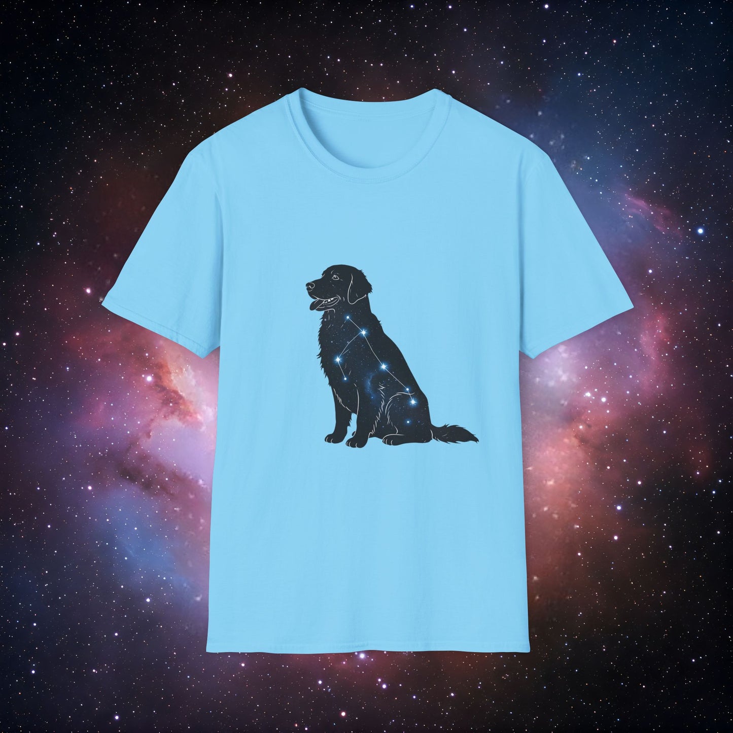Constellation Dog 2 Unisex Softstyle T-Shirt - Perfect for Pet Lovers