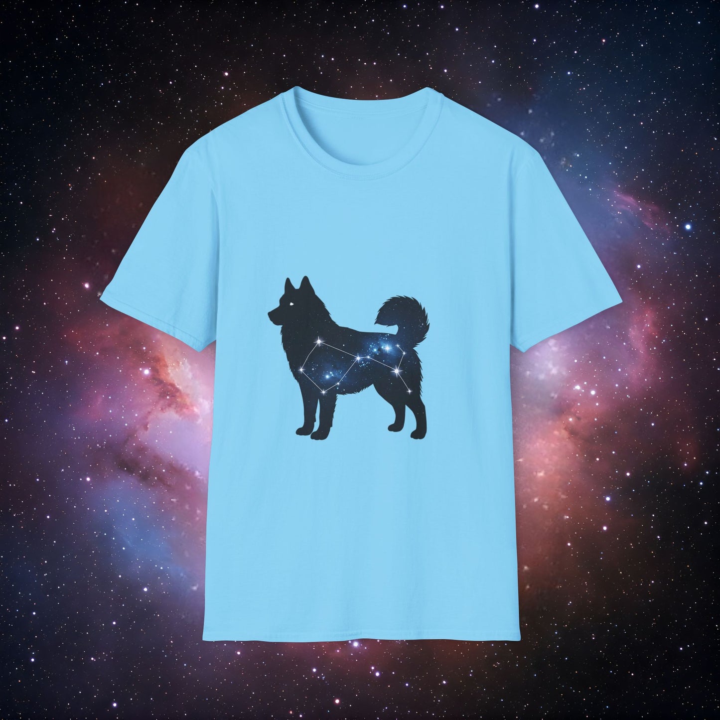 Constellation Dog 5 Unisex T-Shirt – Galaxy Dog Design