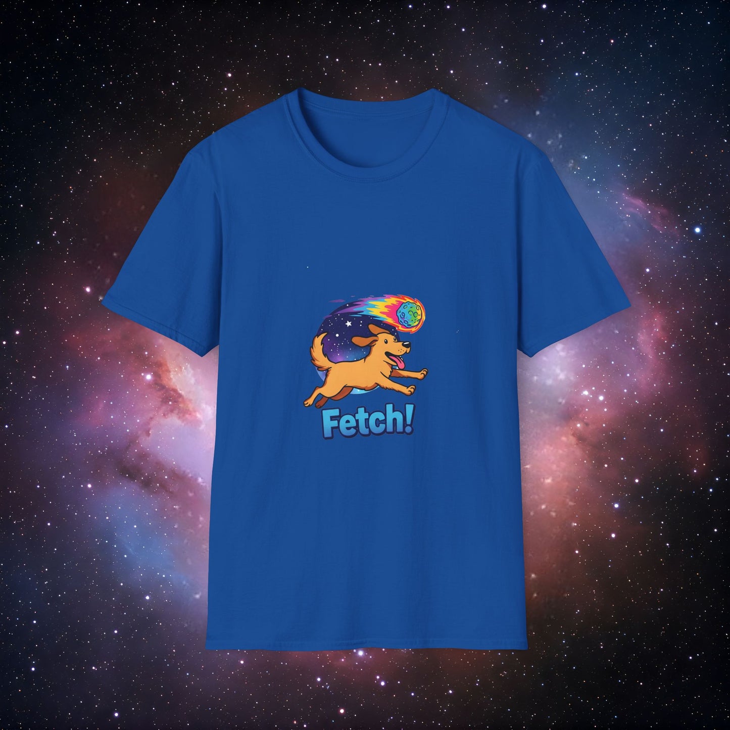 Comet Dog 2 Fetch T-Shirt - Unisex Softstyle Tee