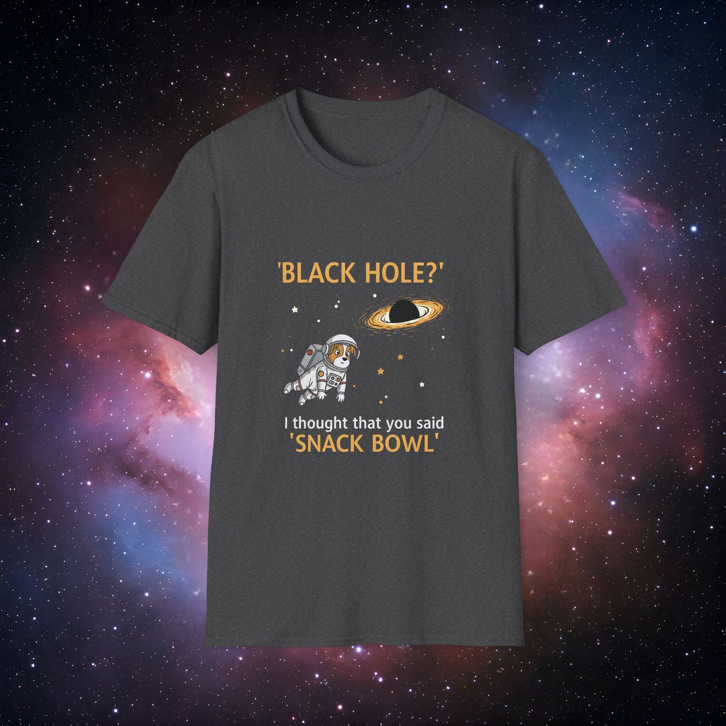 Black Hole Dog 1 - Unisex T-Shirt