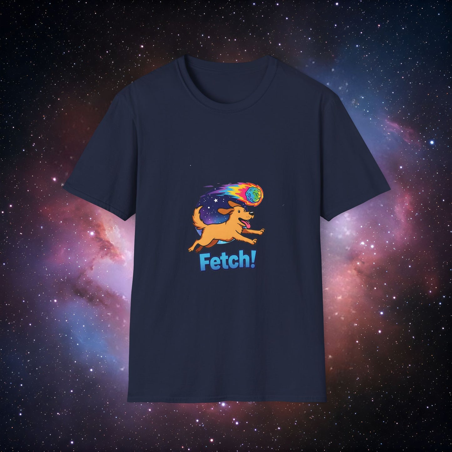 Comet Dog 2 Fetch T-Shirt - Unisex Softstyle Tee