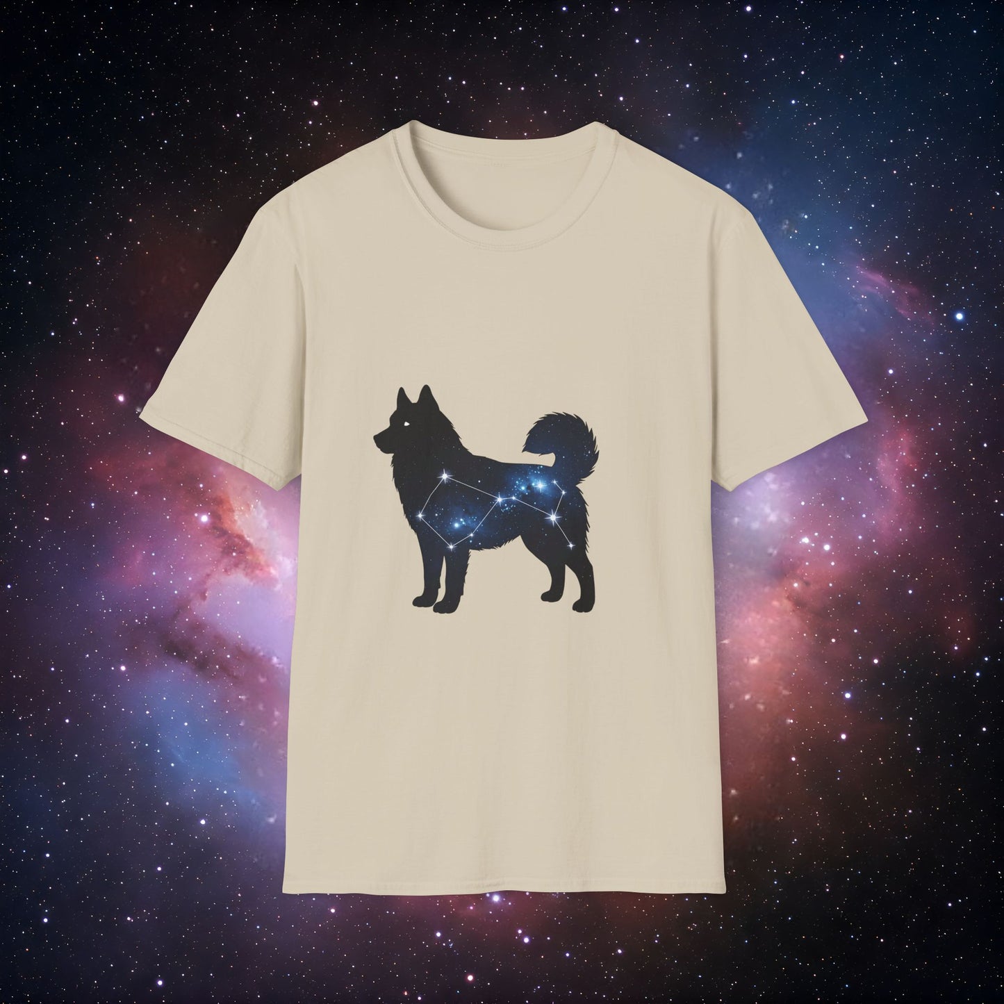 Constellation Dog 5 Unisex T-Shirt – Galaxy Dog Design
