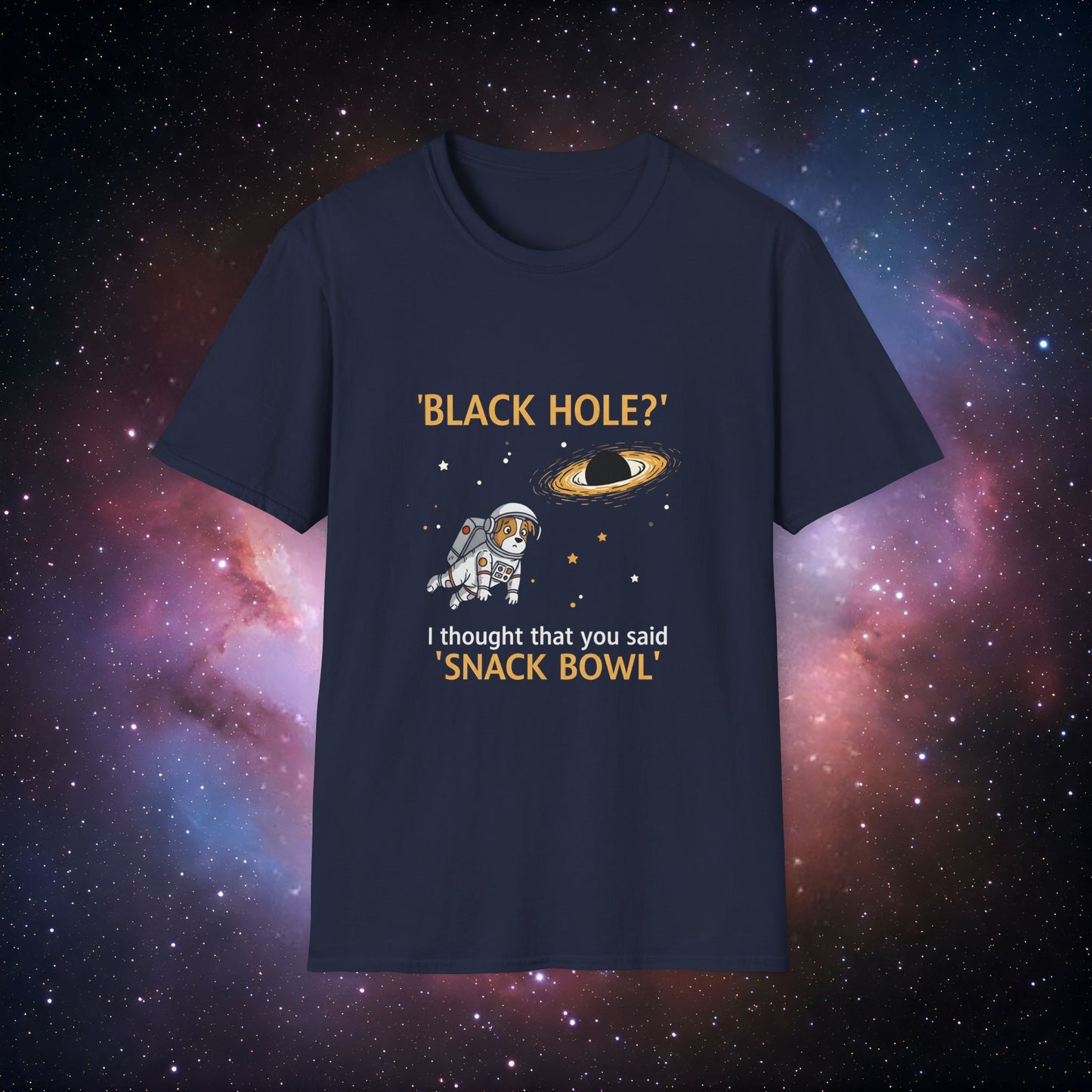 Black Hole Dog 1 - Unisex T-Shirt