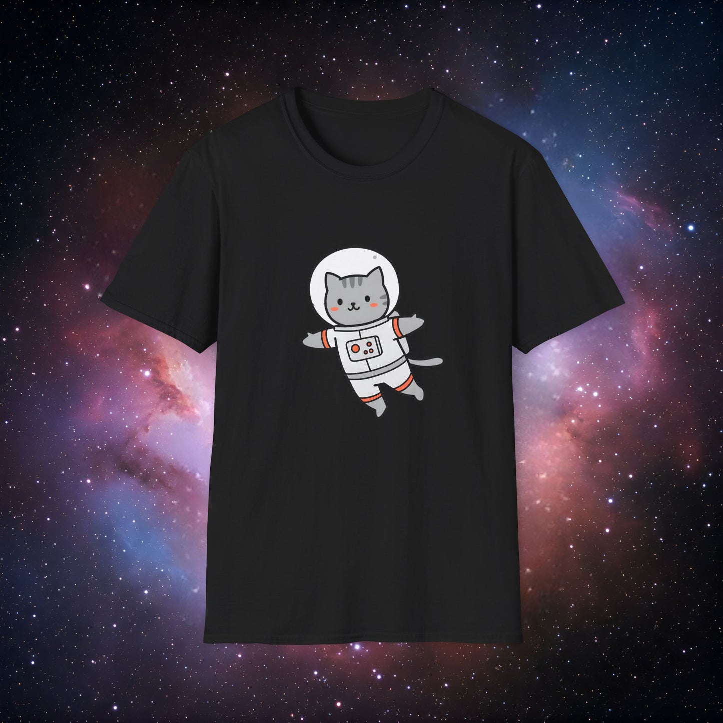 Catstronaut 1 - Unisex Softstyle T-Shirt