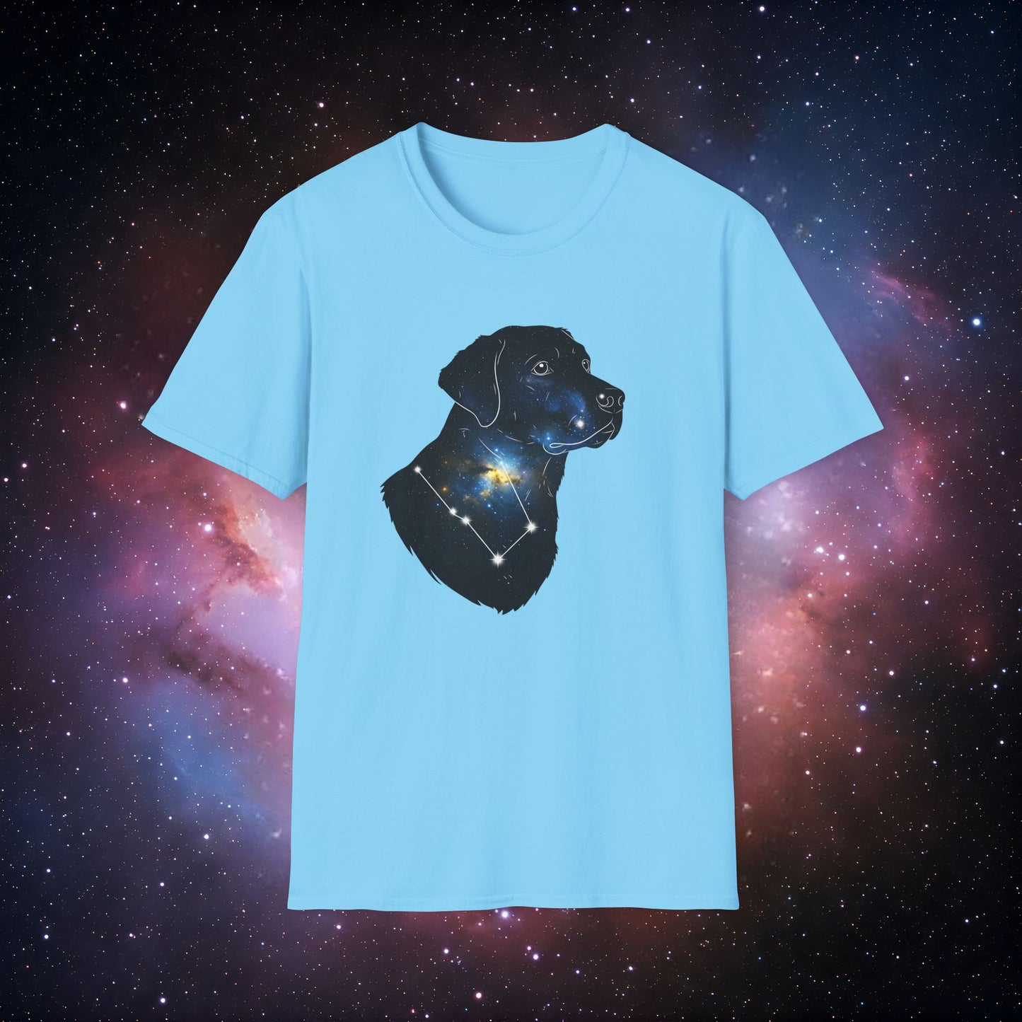 Constellation Dog 4 T-Shirt - Unisex Softstyle Tee for Dog Lovers