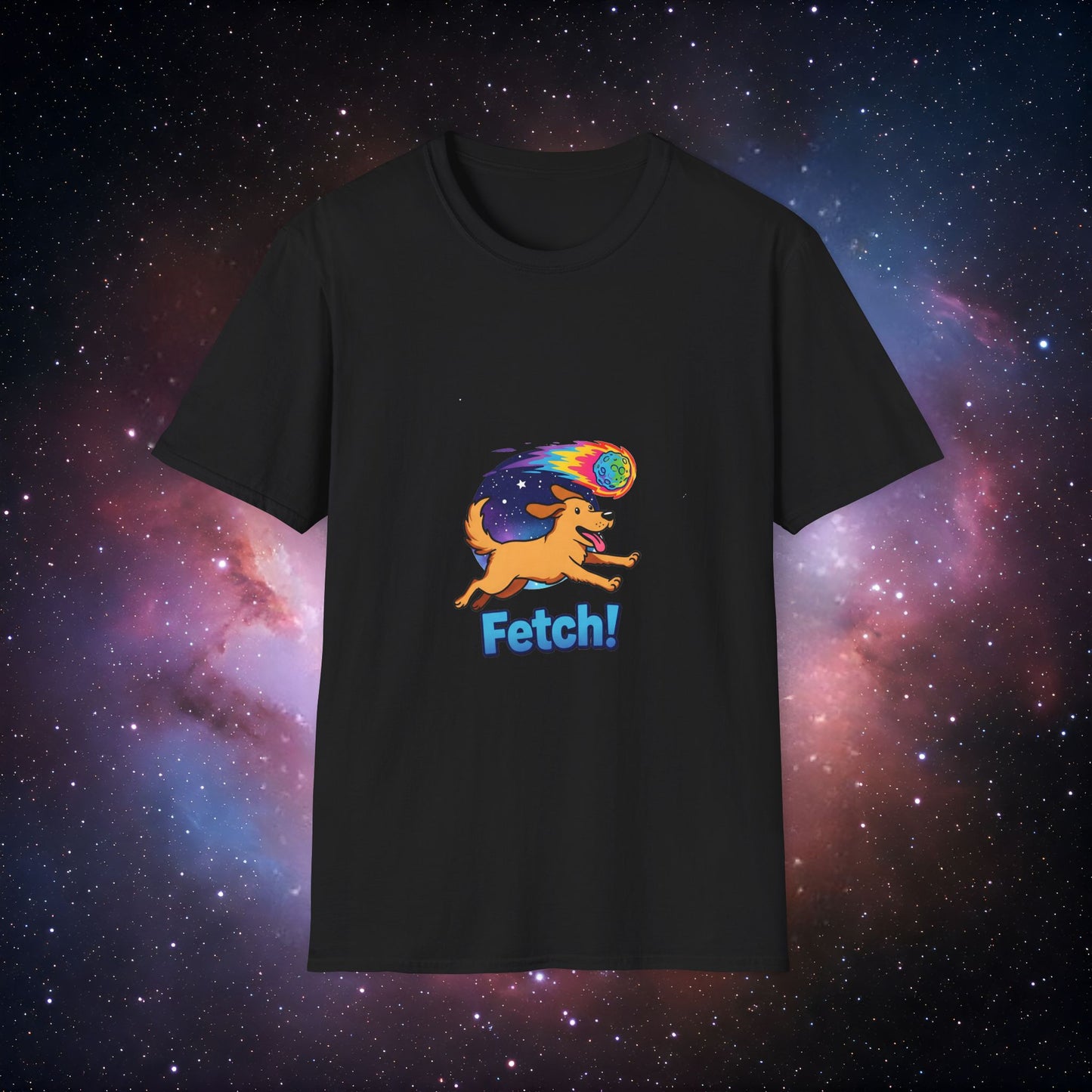 Comet Dog 2 Fetch T-Shirt - Unisex Softstyle Tee