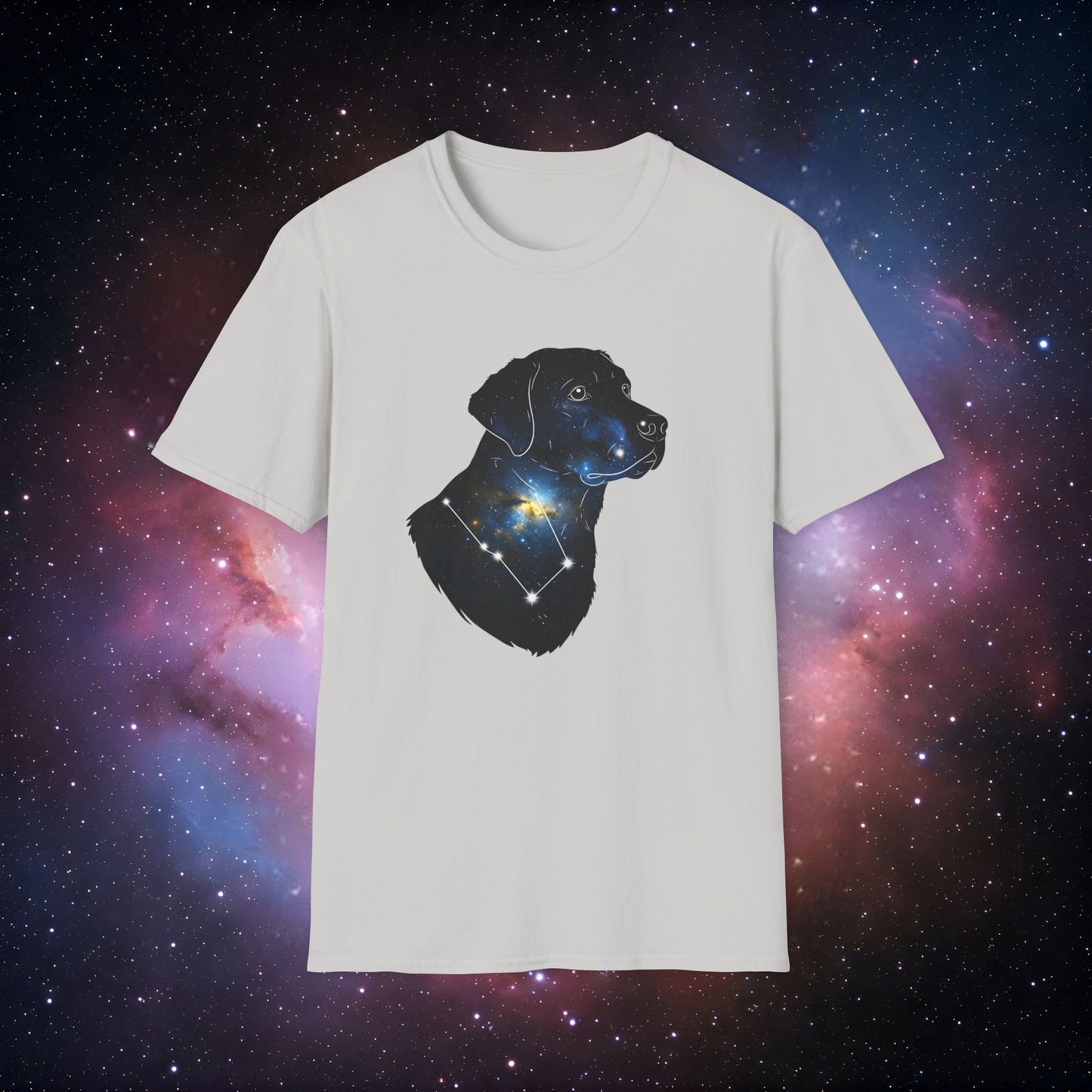 Constellation Dog 4 T-Shirt - Unisex Softstyle Tee for Dog Lovers
