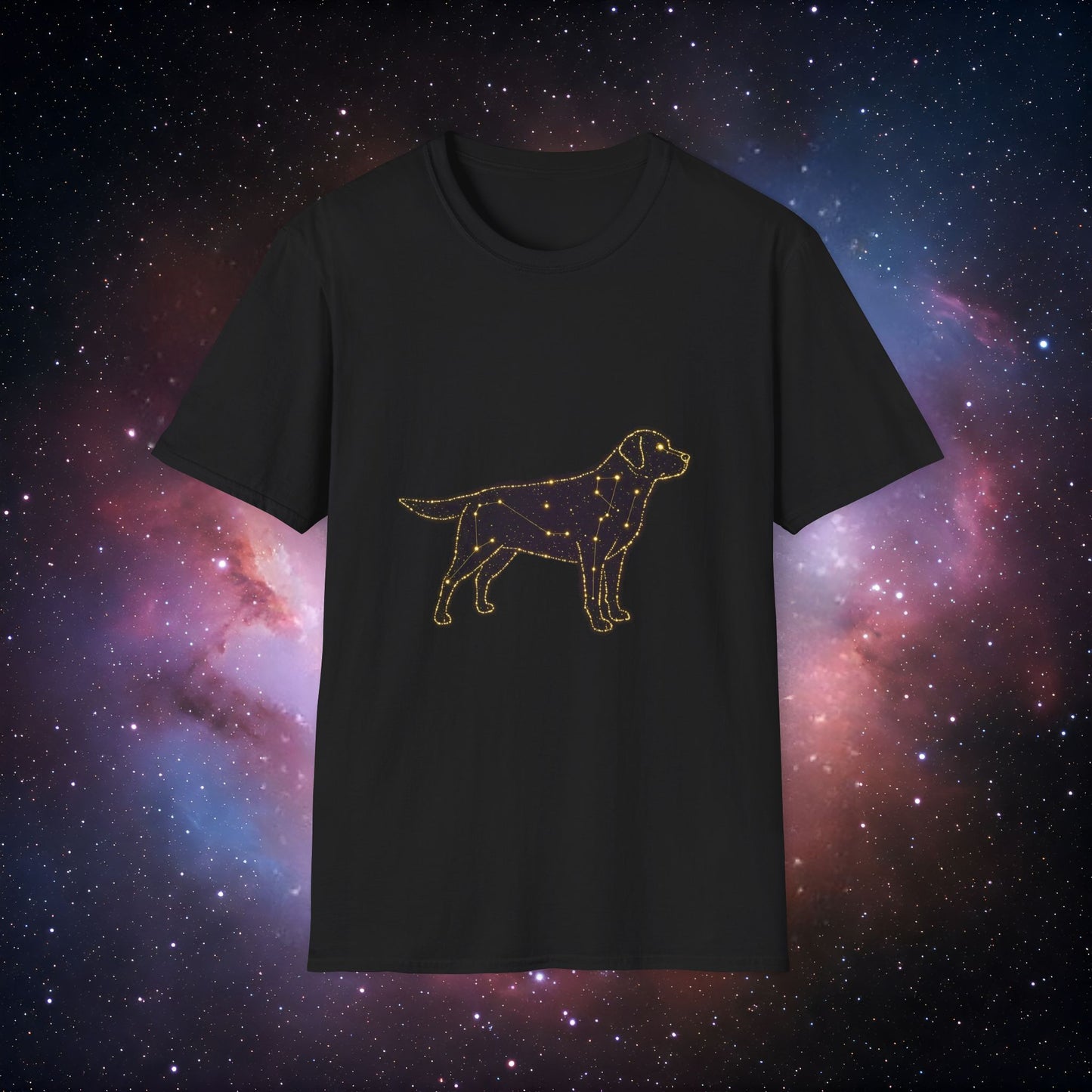 Constellation Dog 9 Unisex Softstyle T-Shirt - Perfect Gift for Dog Lovers