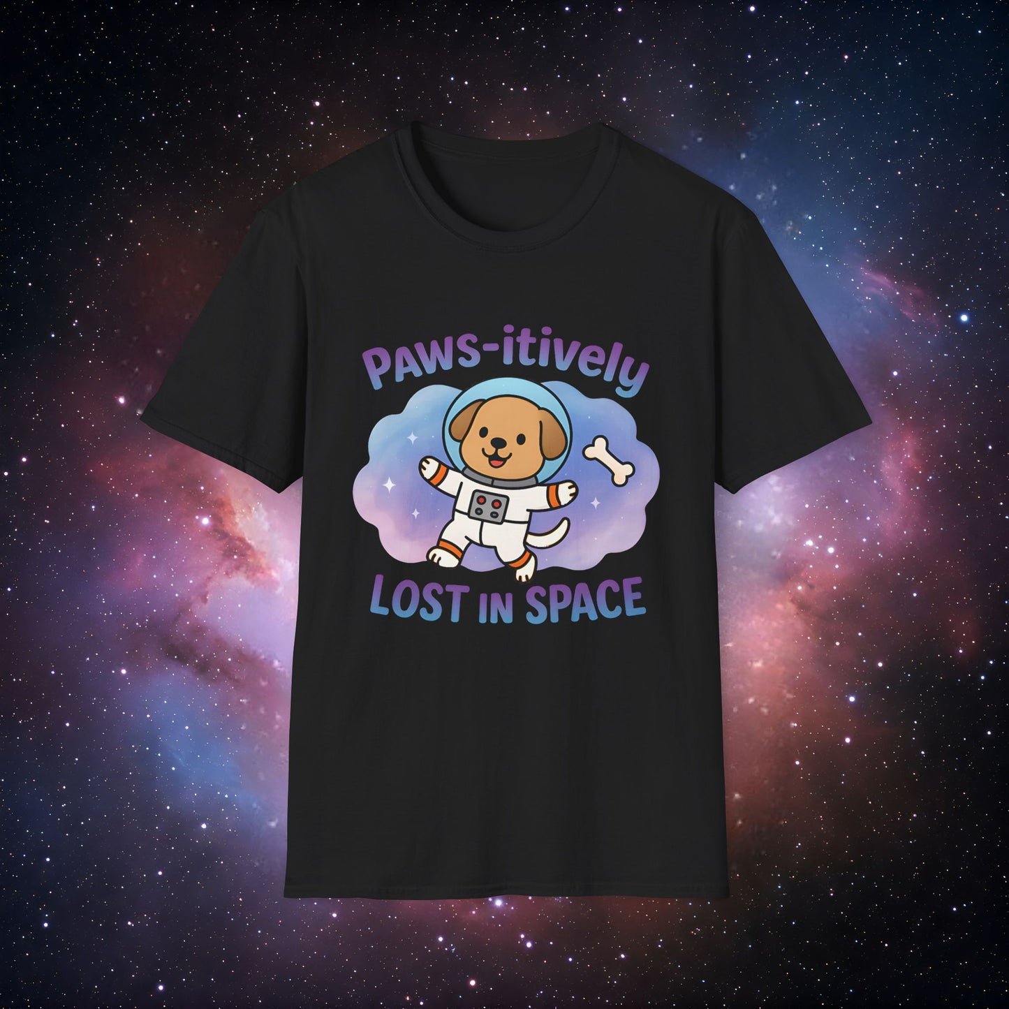 Pawsitively Lost in Space 2 T-Shirt - For Dog Lovers