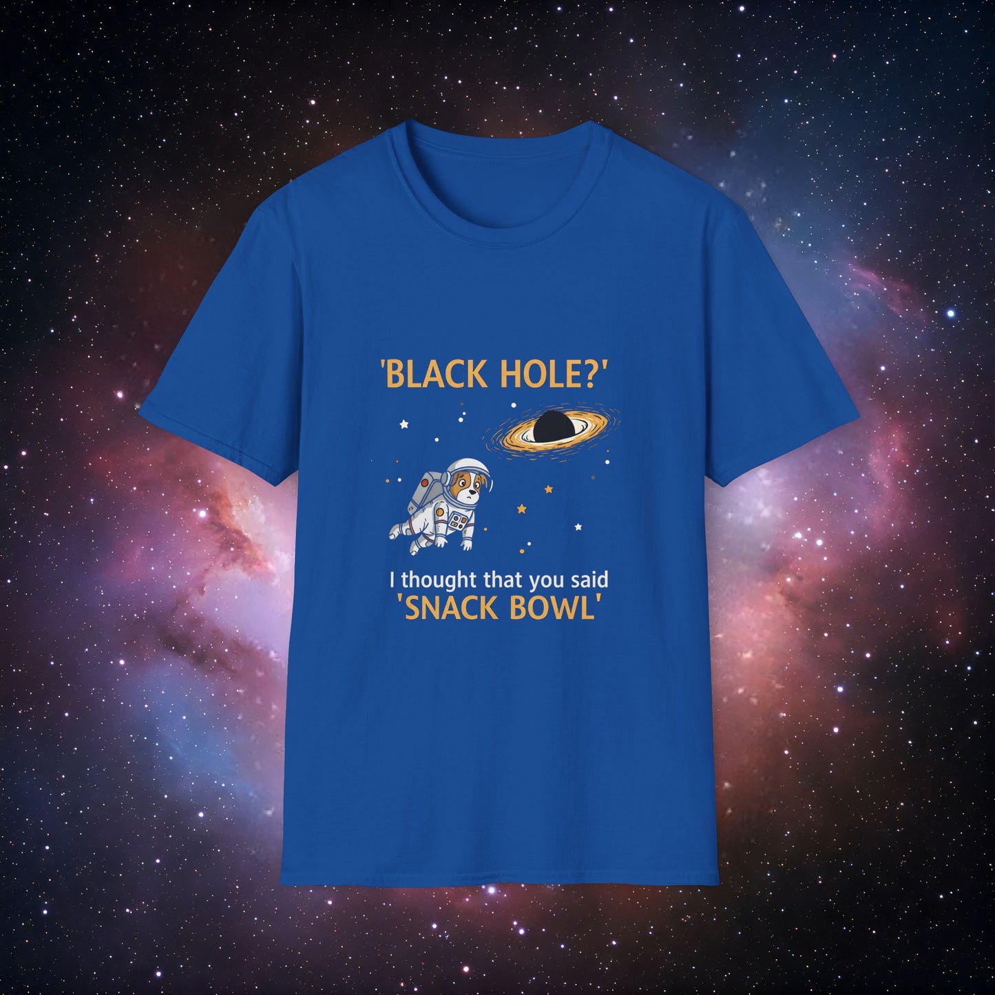 Black Hole Dog 1 - Unisex T-Shirt