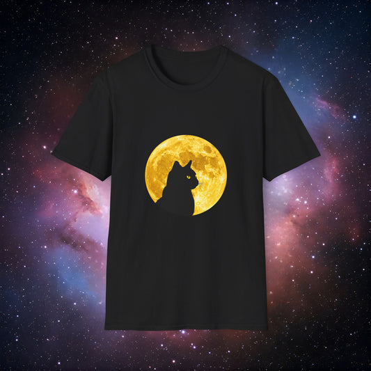 Moonlight Cat 3 Unisex Softstyle T-Shirt