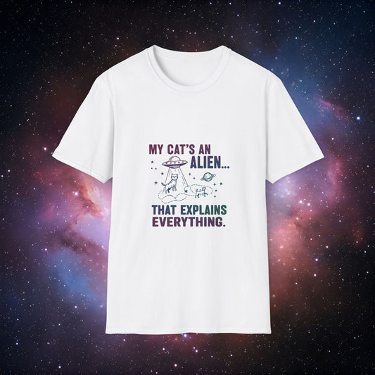 My Cat's an Alien 5 - Cat Lover T-Shirt