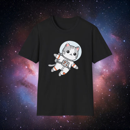 Catstronaut 3 Unisex Softstyle T-Shirt - Perfect for Space Lovers