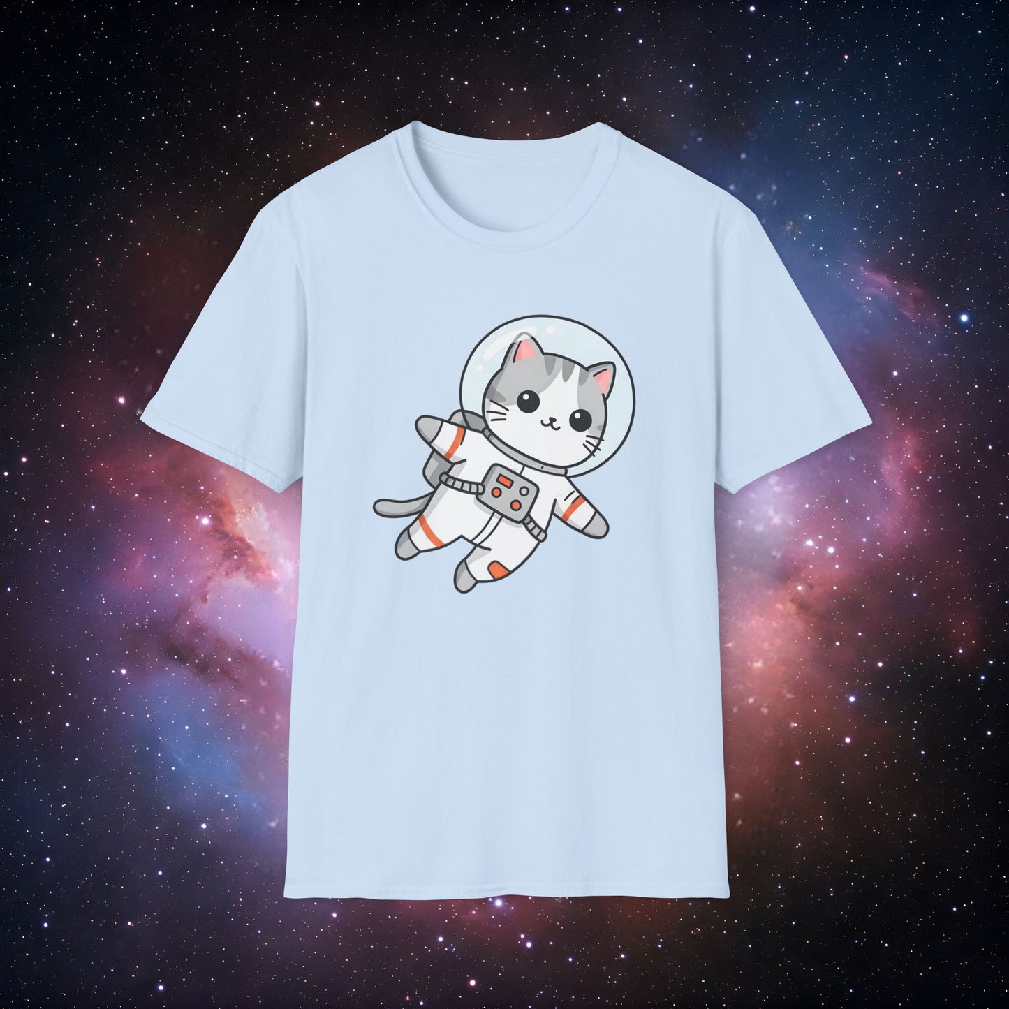 Catstronaut 3 Unisex Softstyle T-Shirt - Perfect for Space Lovers