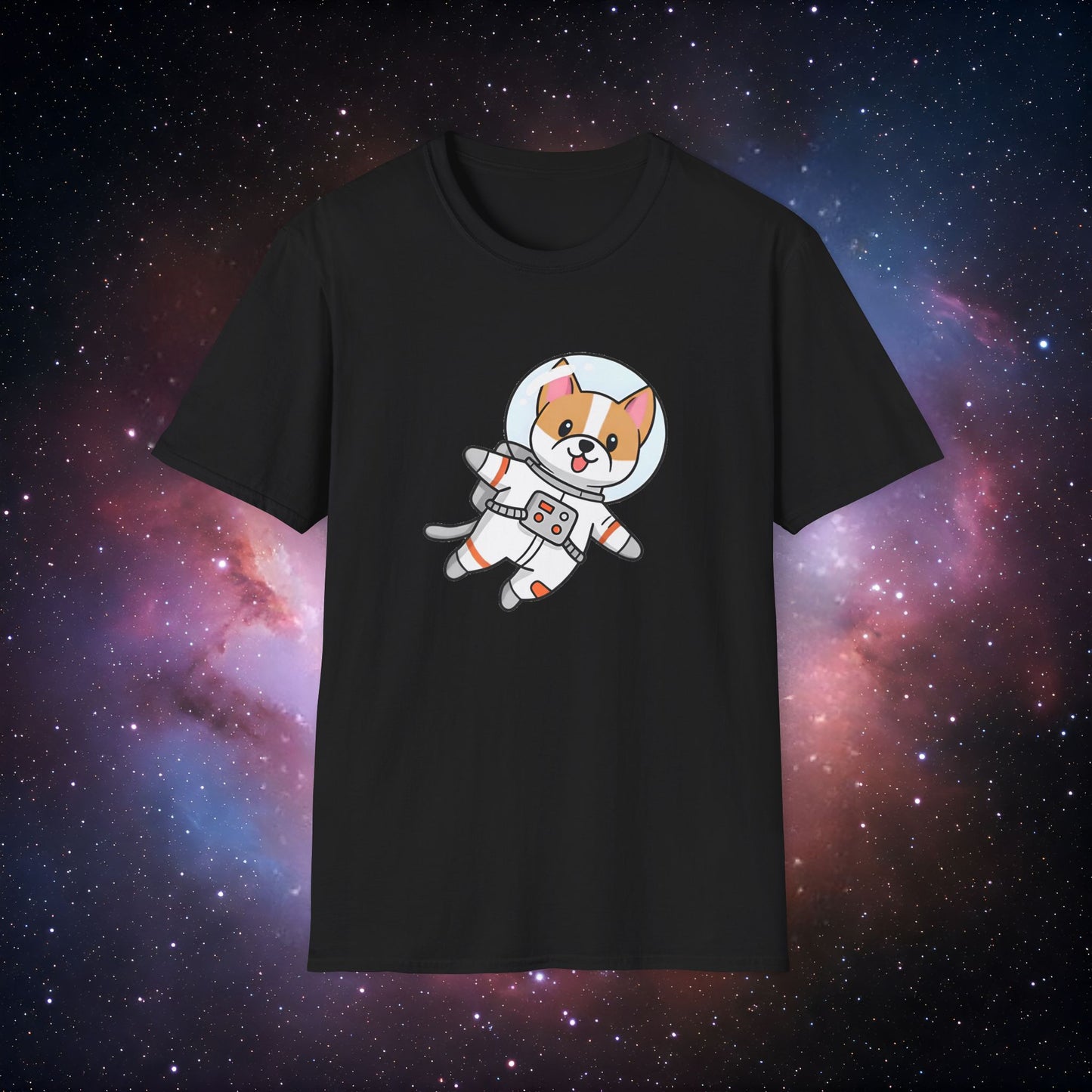 Astro Dog 2 Unisex Softstyle T-Shirt - Space Lover Apparel