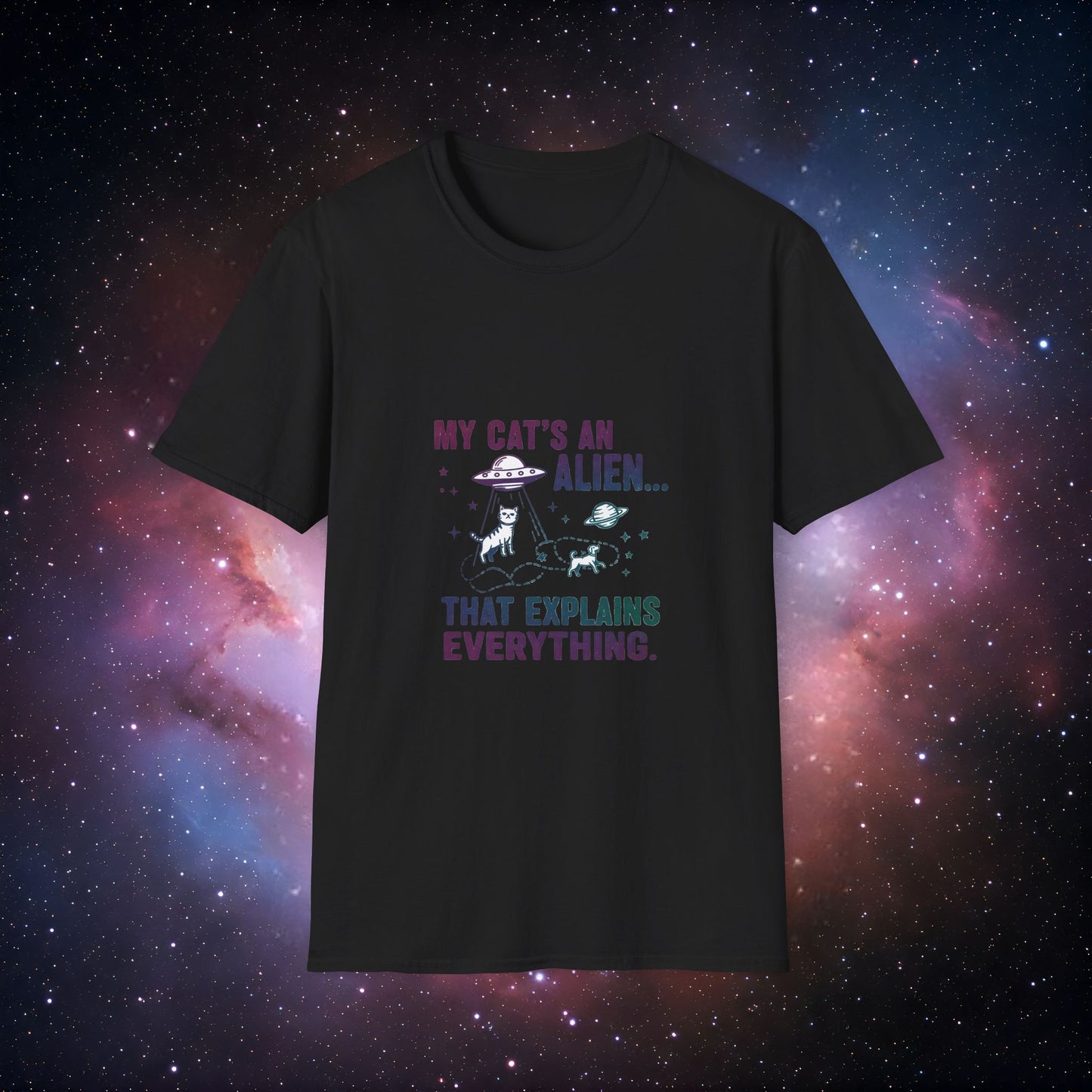 My Cat's an Alien 5 - Cat Lover T-Shirt