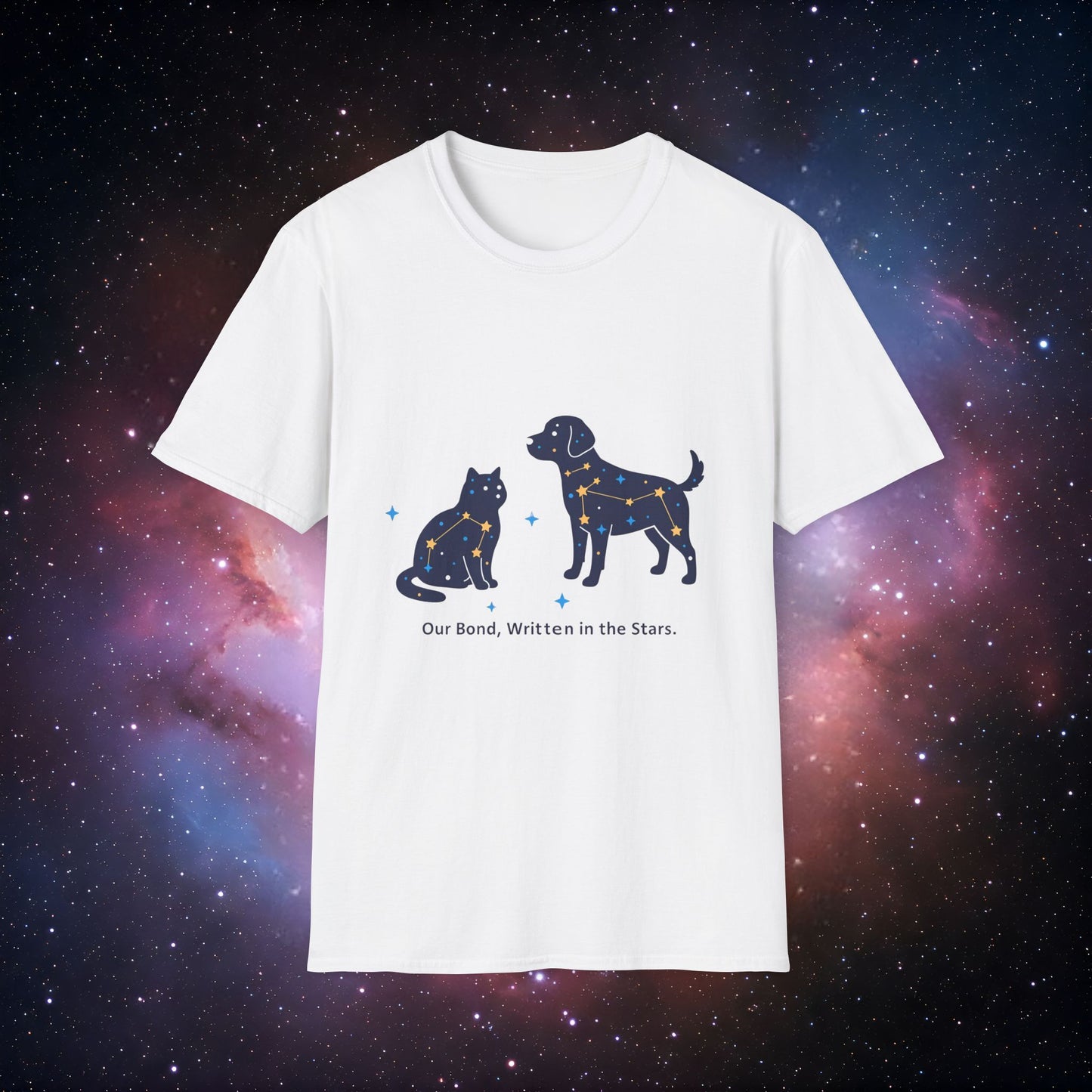Our Bond, Written in the Stars 1 - Cosmic Pet Lovers T-Shirt