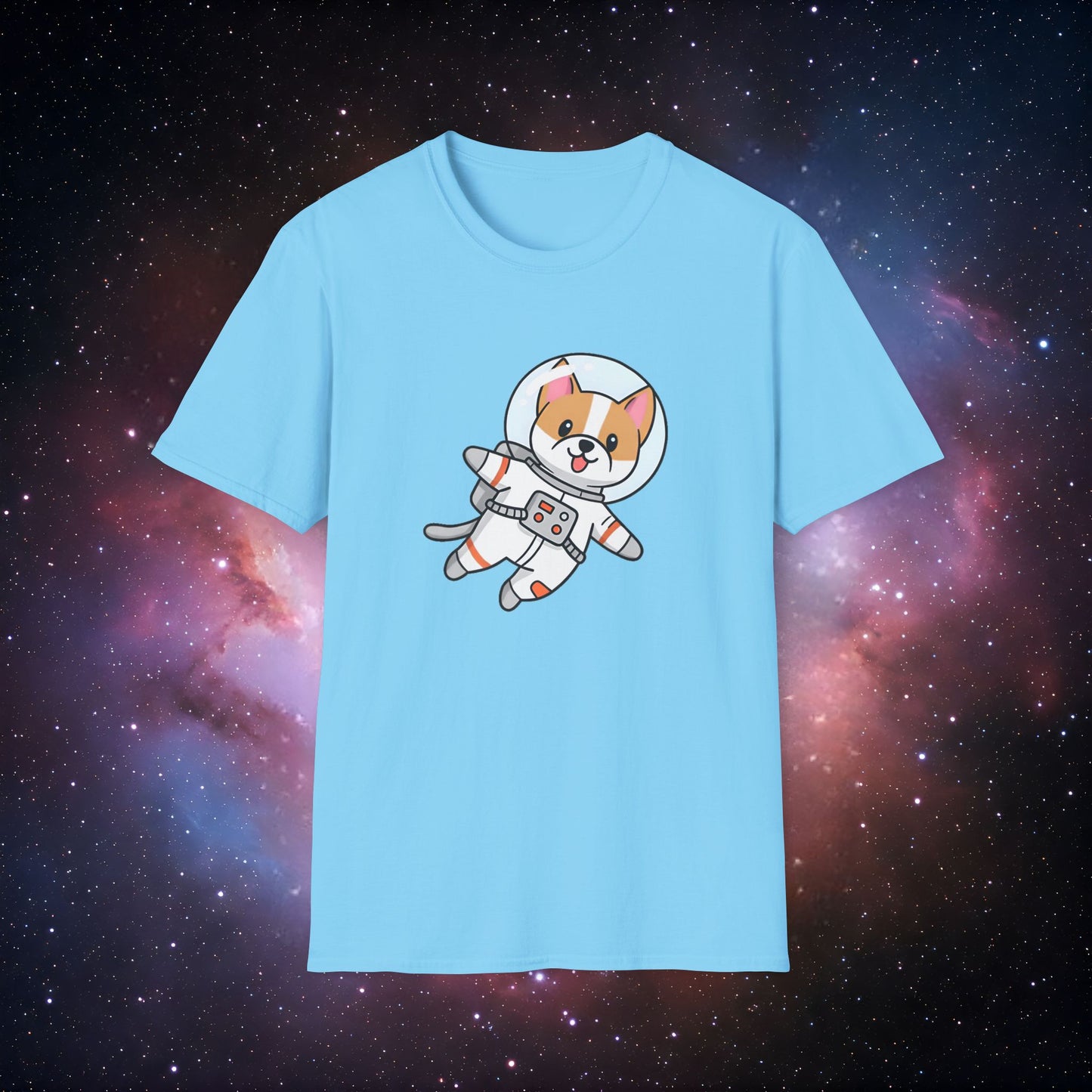 Astro Dog 2 Unisex Softstyle T-Shirt - Space Lover Apparel